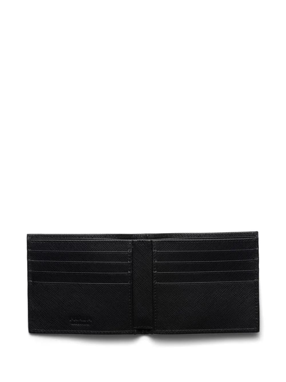 Prada Re-Nylon And Leather Wallet