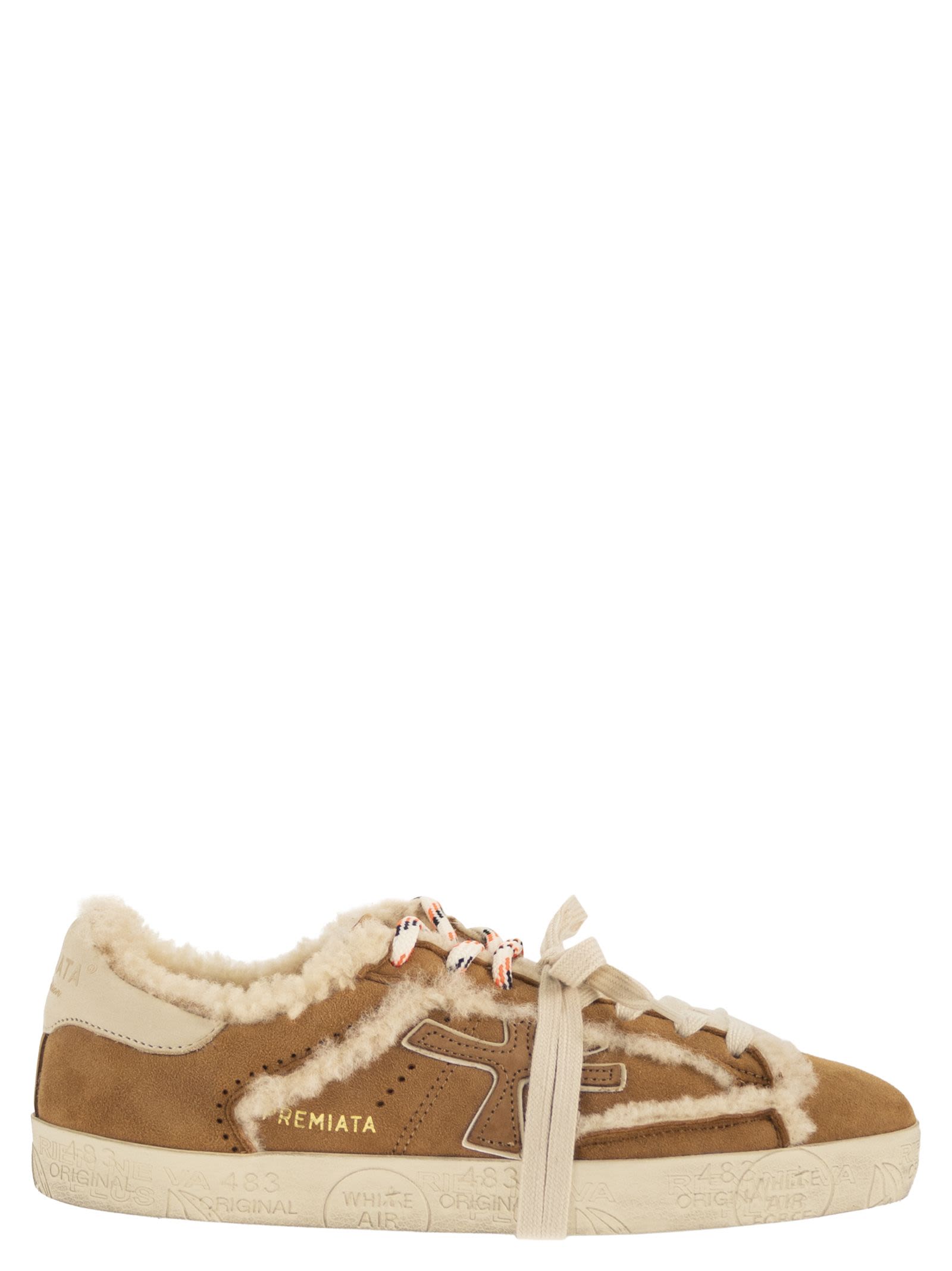 Premiata Stevend - Shearling Suede Trainers