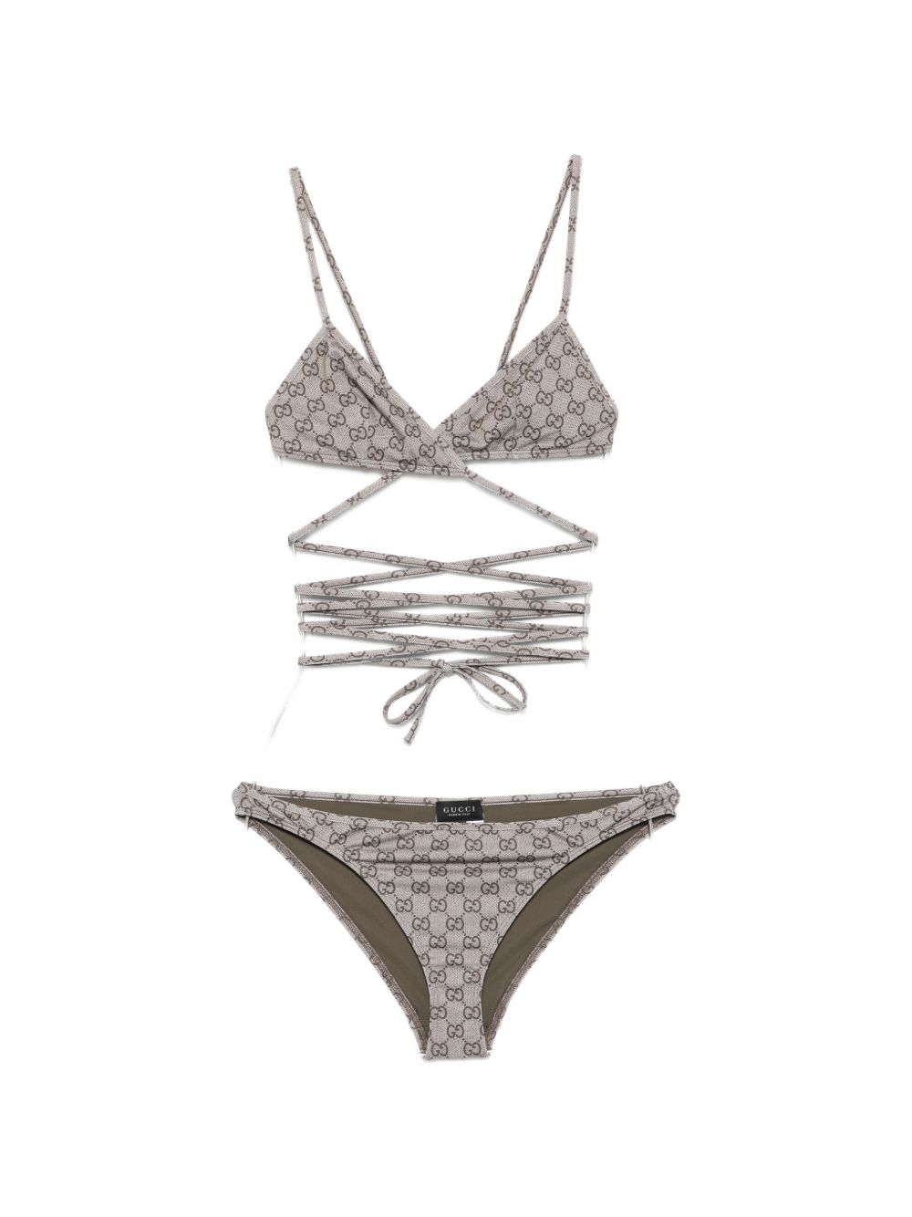 Gucci Printed Stretch Jersey Bikini