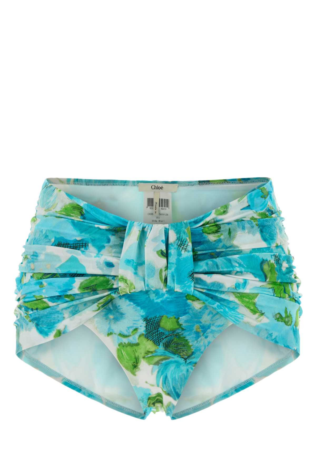 Chloé Printed Stretch Nylon Bikini Bottom
