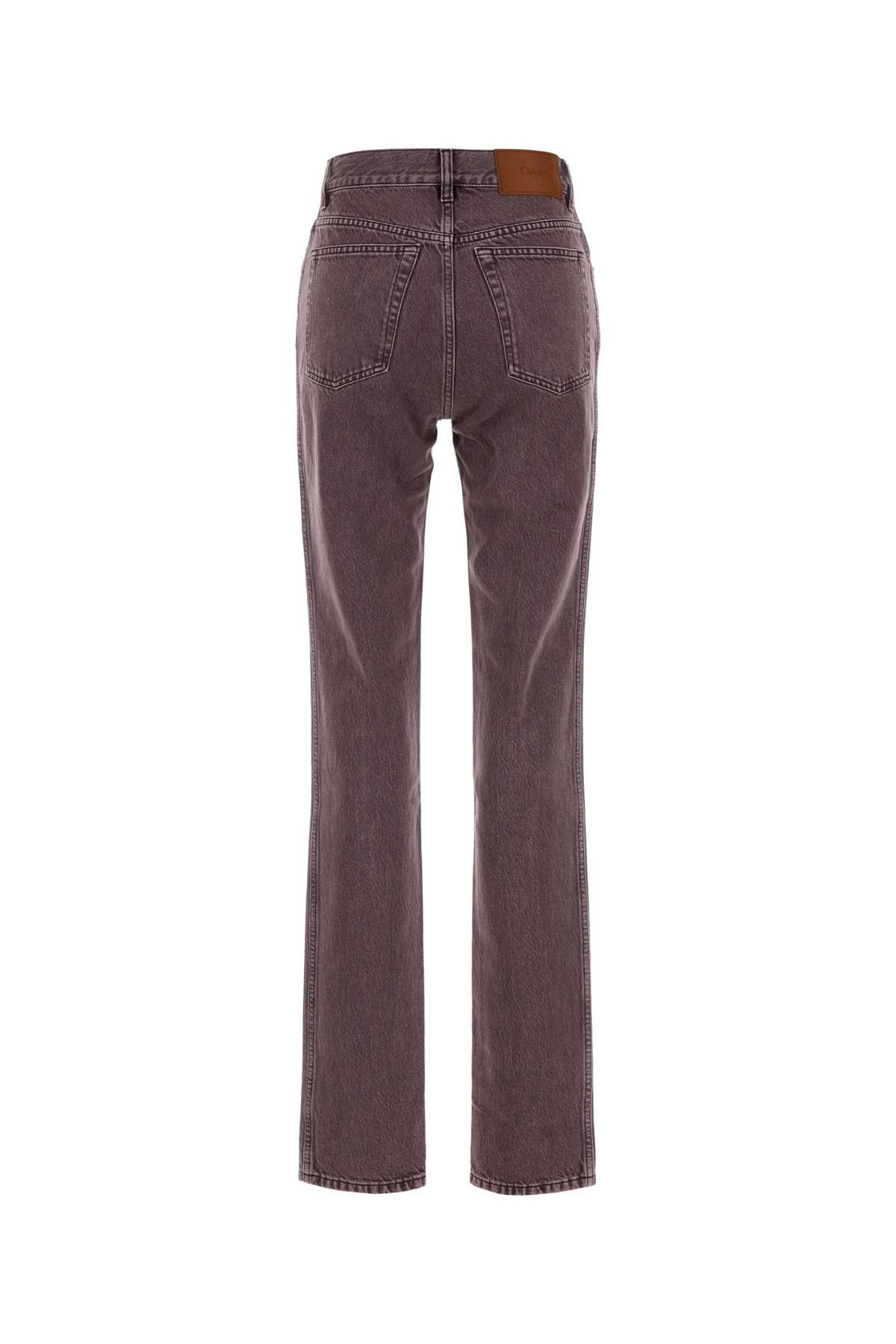 Chloé Purple Denim Jeans