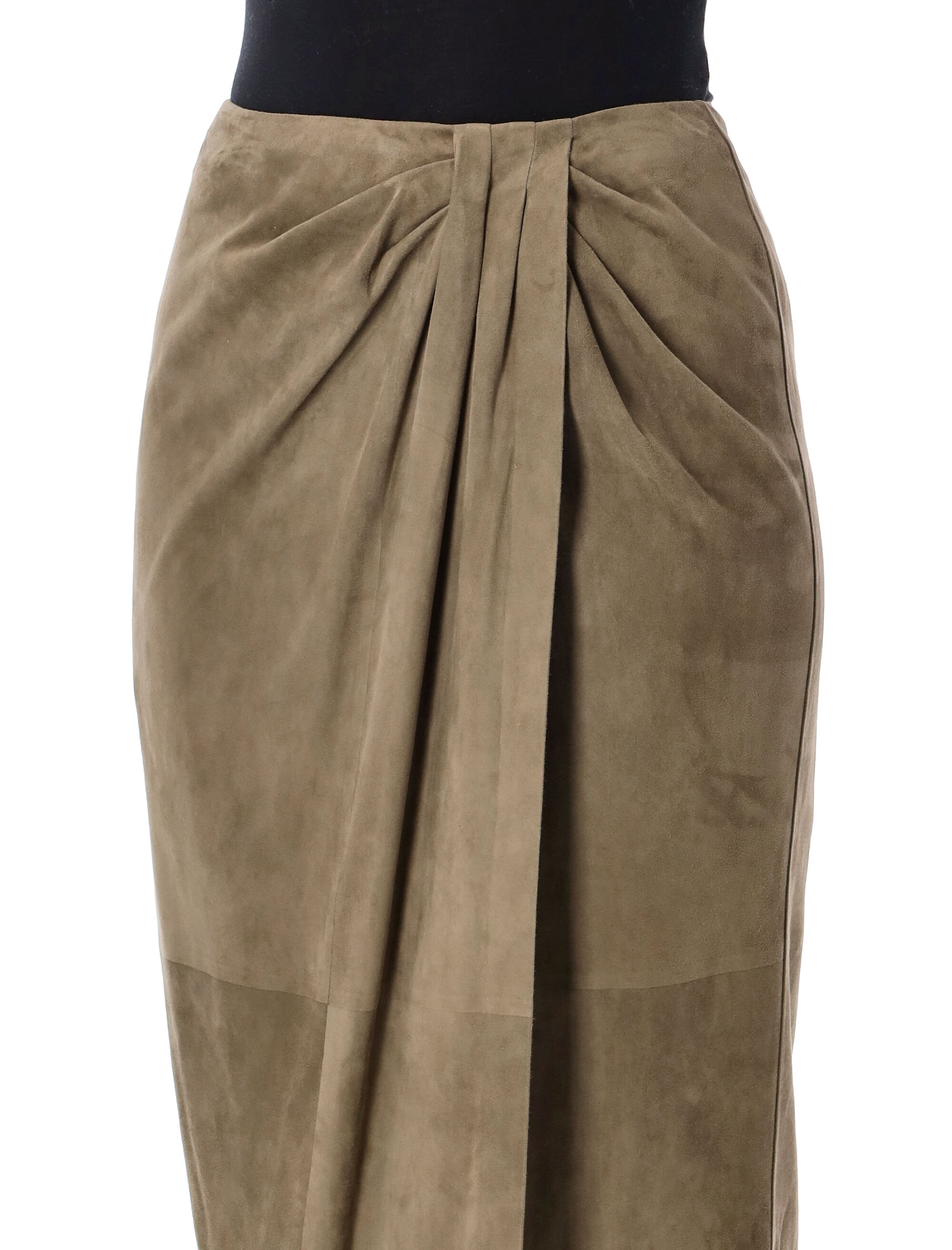 Ralph Lauren Teegan Suede Skirt