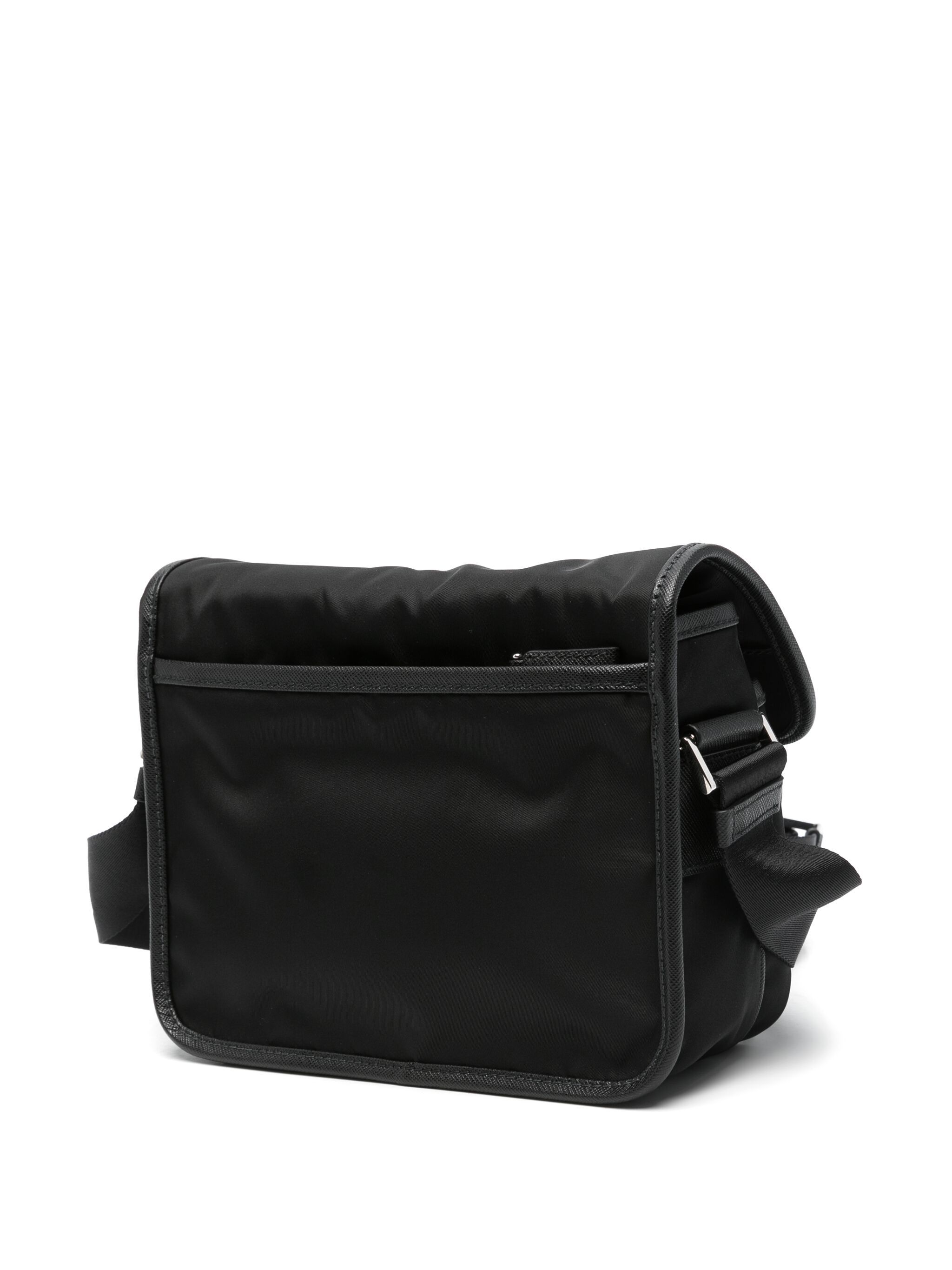 Prada Re-Nylon And Saffiano Leather Shoulder B