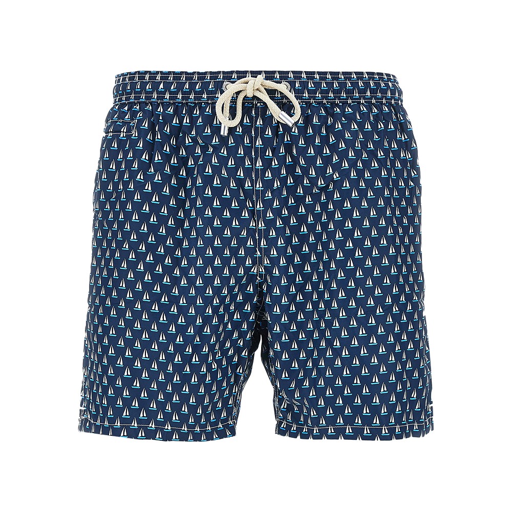 Mc2 Saint Barth Regular Sail Printed Swim Shorts