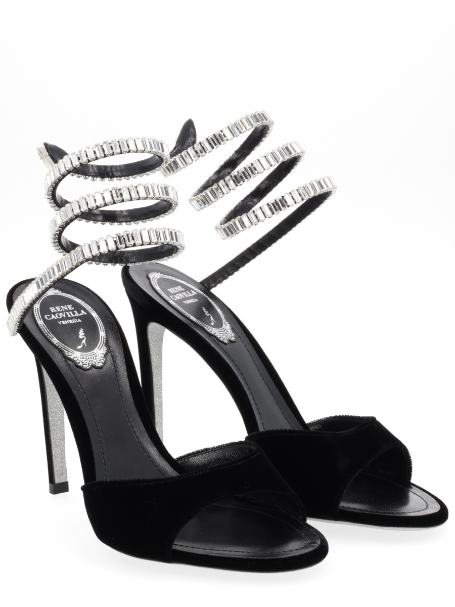 Rene Caovilla Sandalo "Cleo Spark" Con Tacco