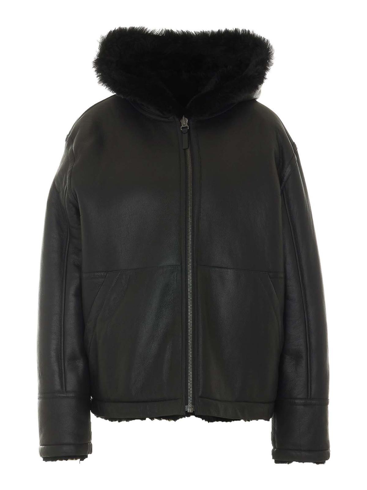 Yves Salomon Reversible Aviateur Shearling Jacket