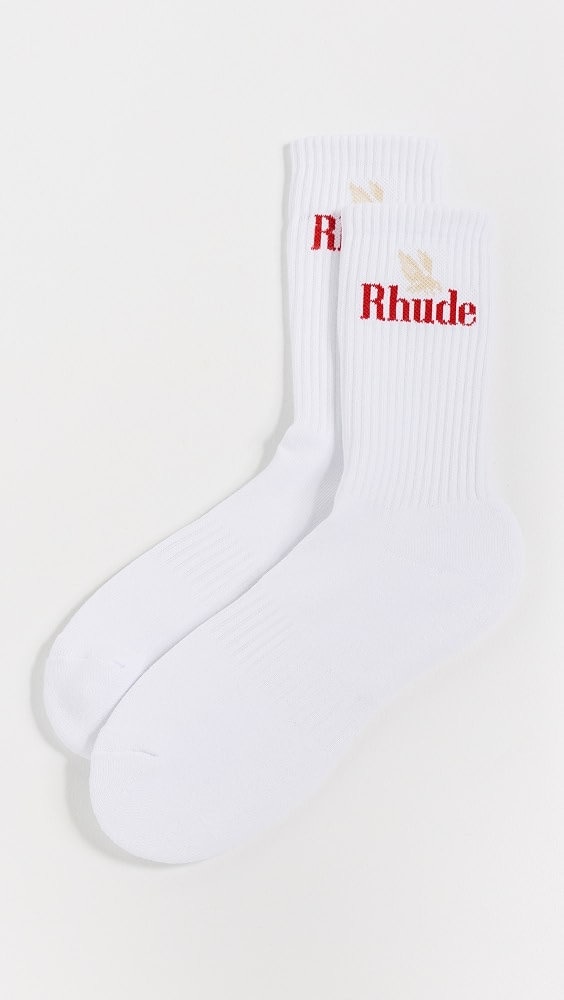 Rhude Rossa Logo Sock