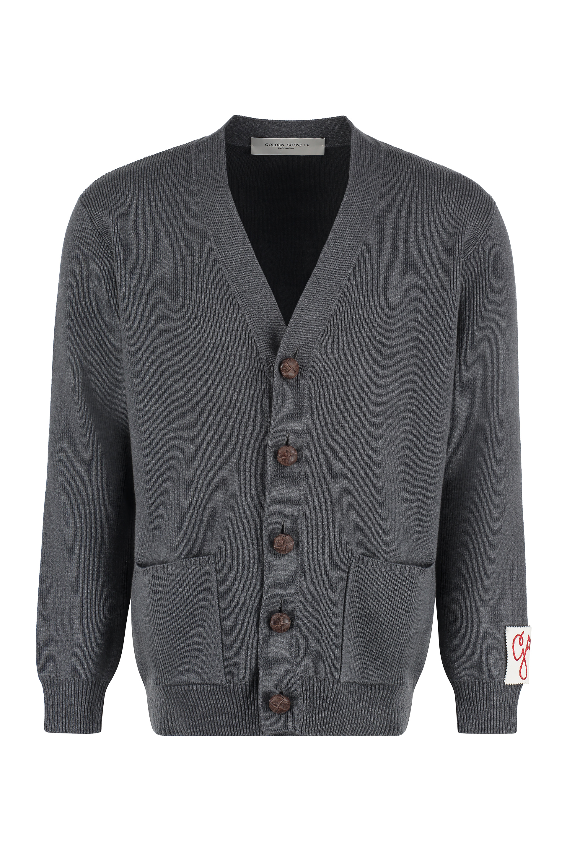 Golden Goose Ribbed-Knit Cardigan