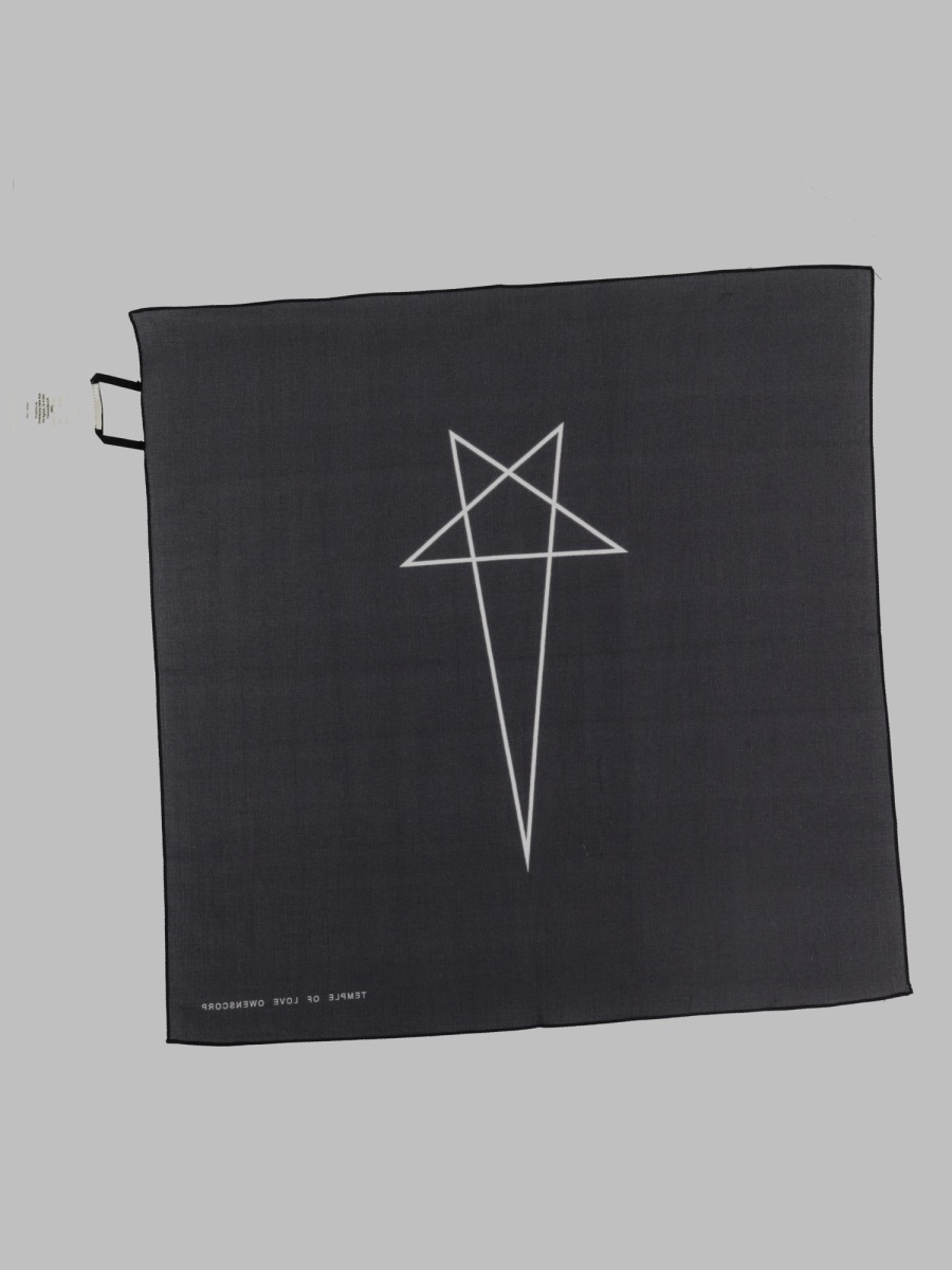 RICK Owens Drkshdw Bandana Con Stampa