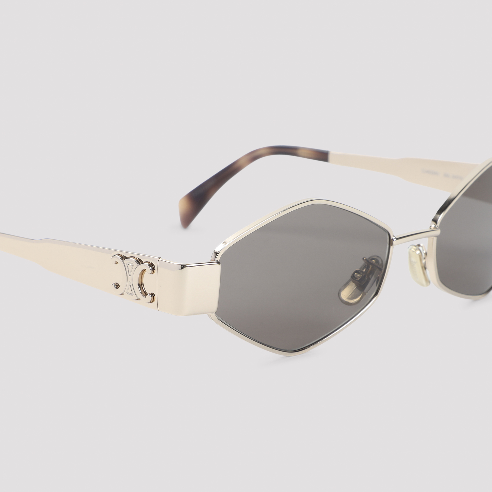 Celine Rose Gold Acetate Triomphe Sunglasses