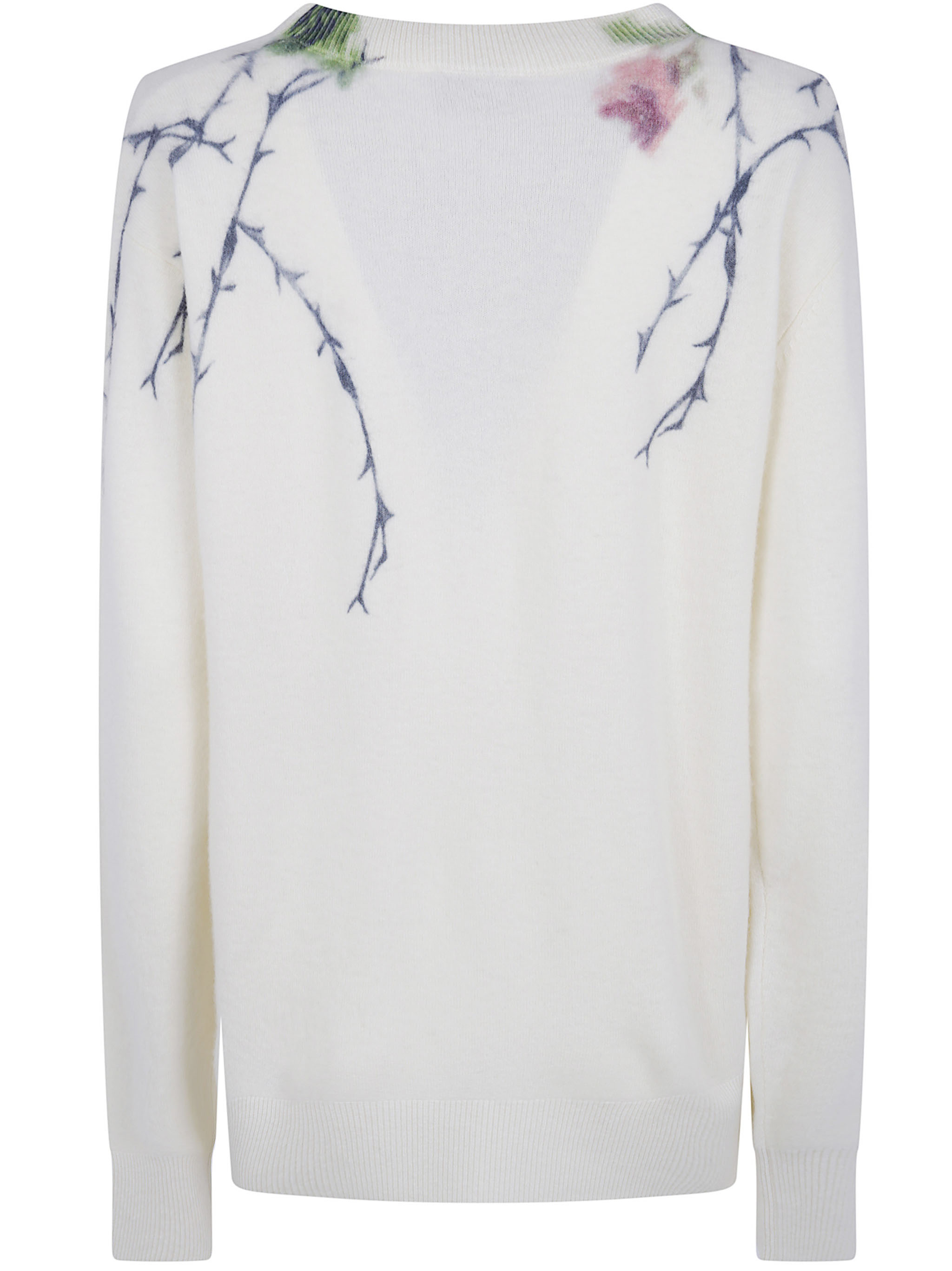 Blumarine Rose Print Sweater