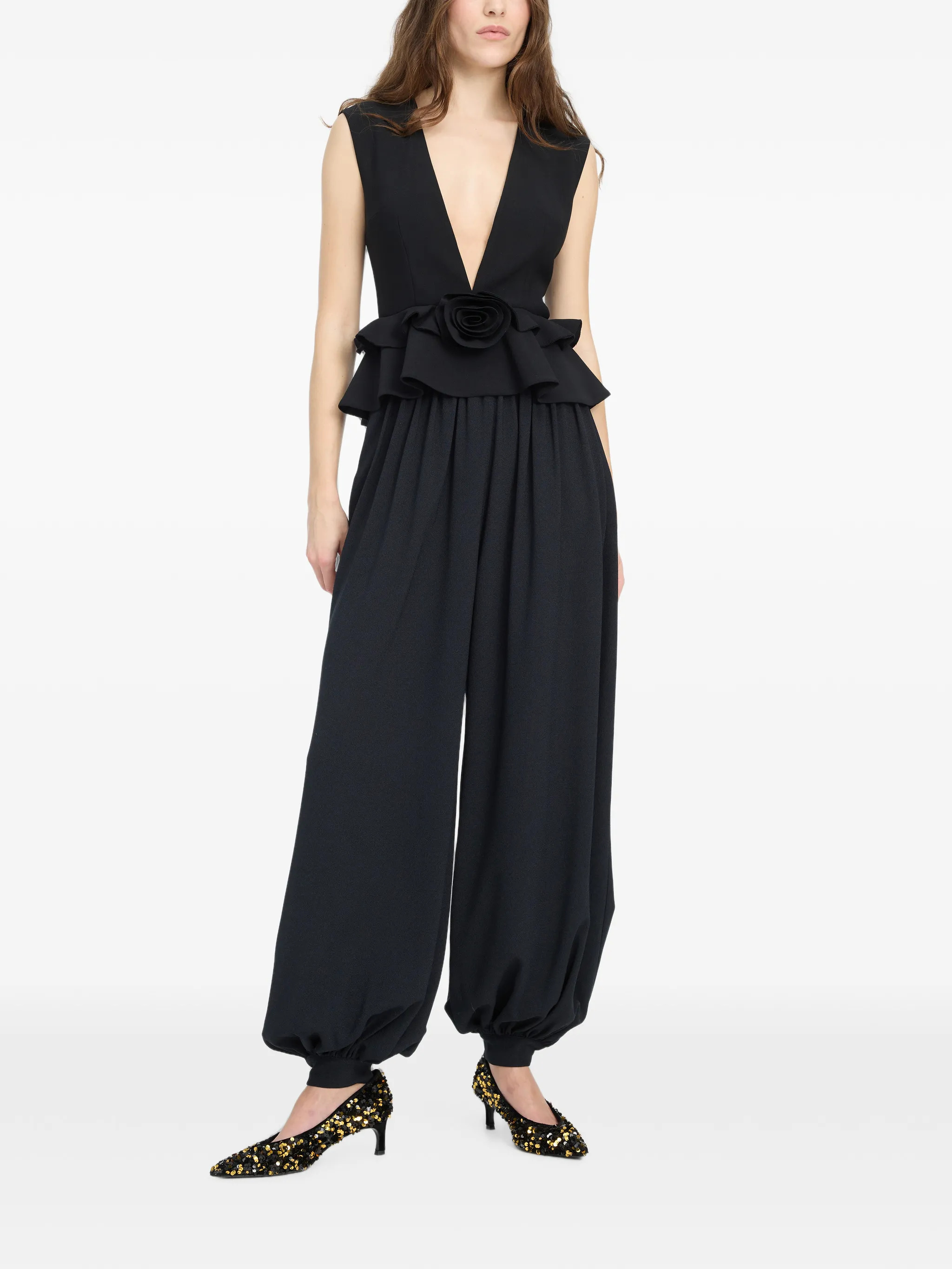 Rotate Birgerchristensen Rotate V-Neck Flower Top