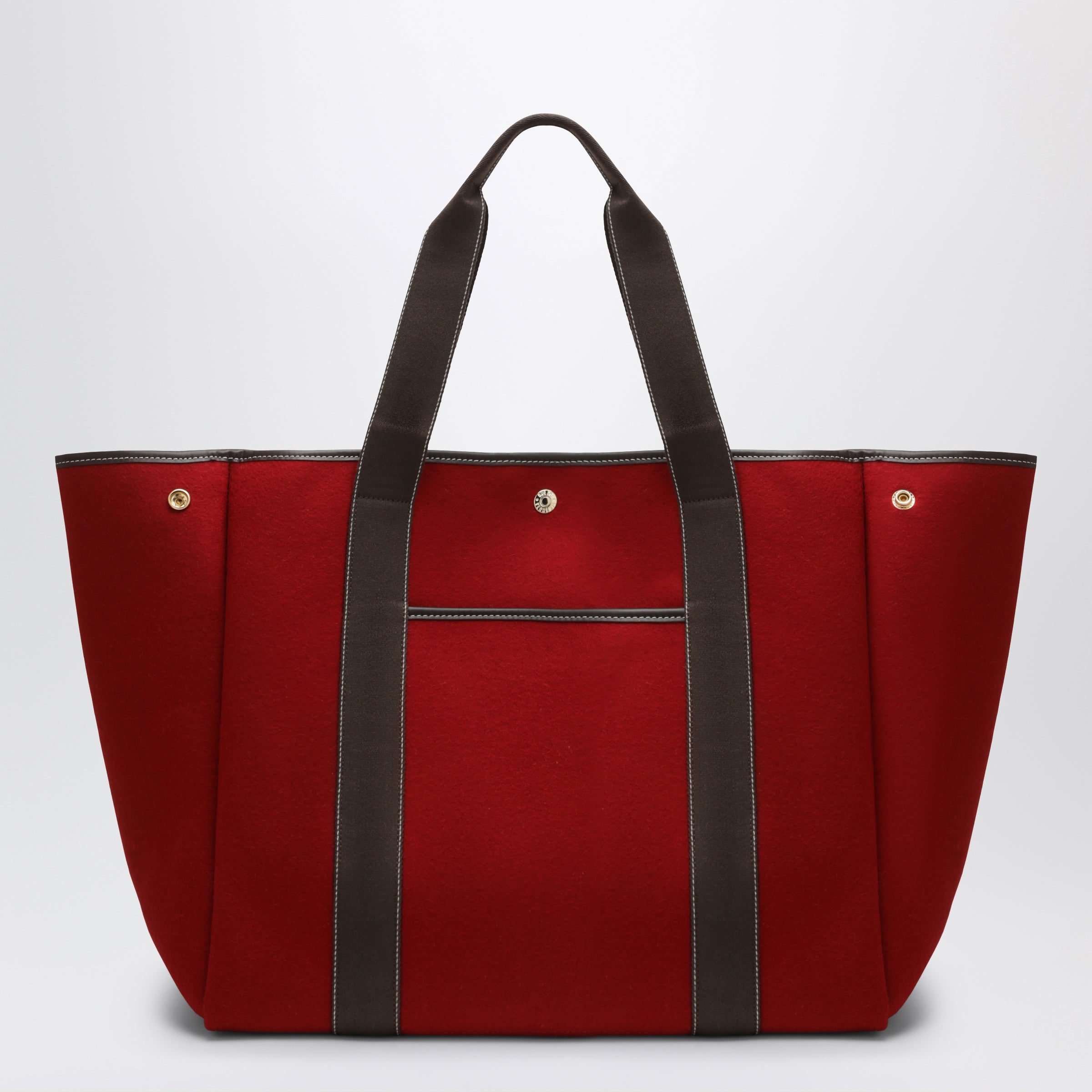 Rue de Verneuil Red Traversée L Felt Tote Bag