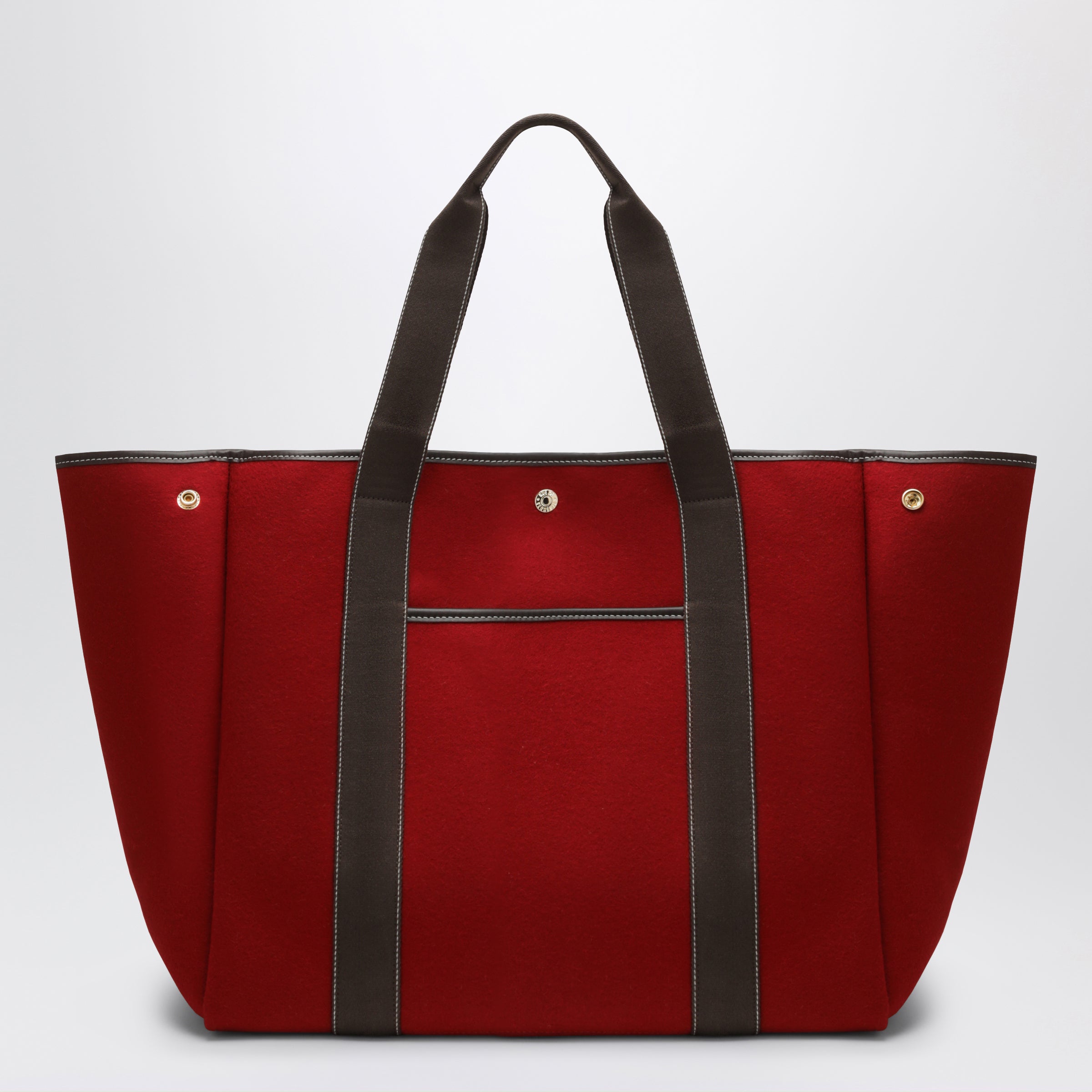 Rue de Verneuil Red Traversée L Felt Tote Bag