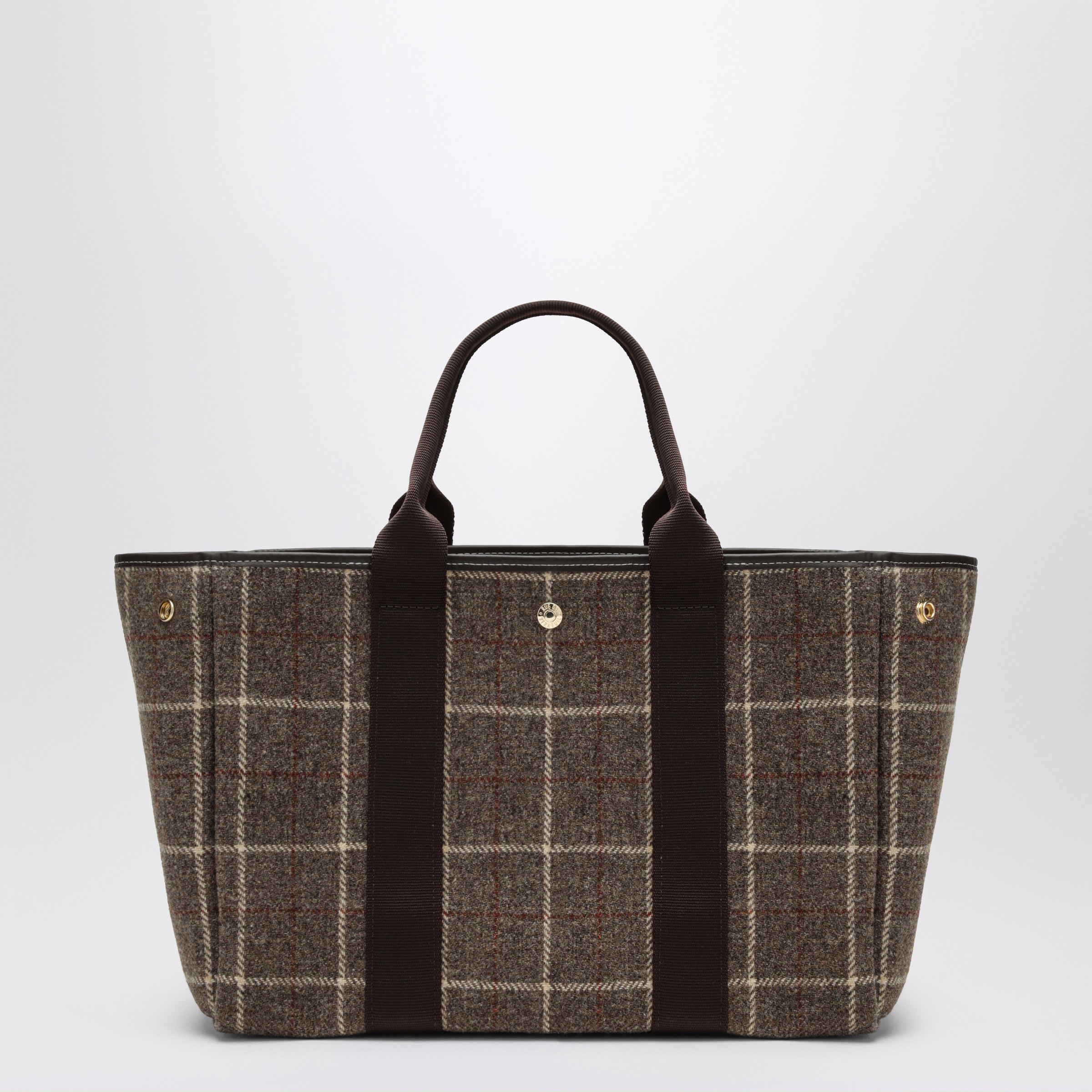 Rue de Verneuil Traversée M Brown Flannel Bag