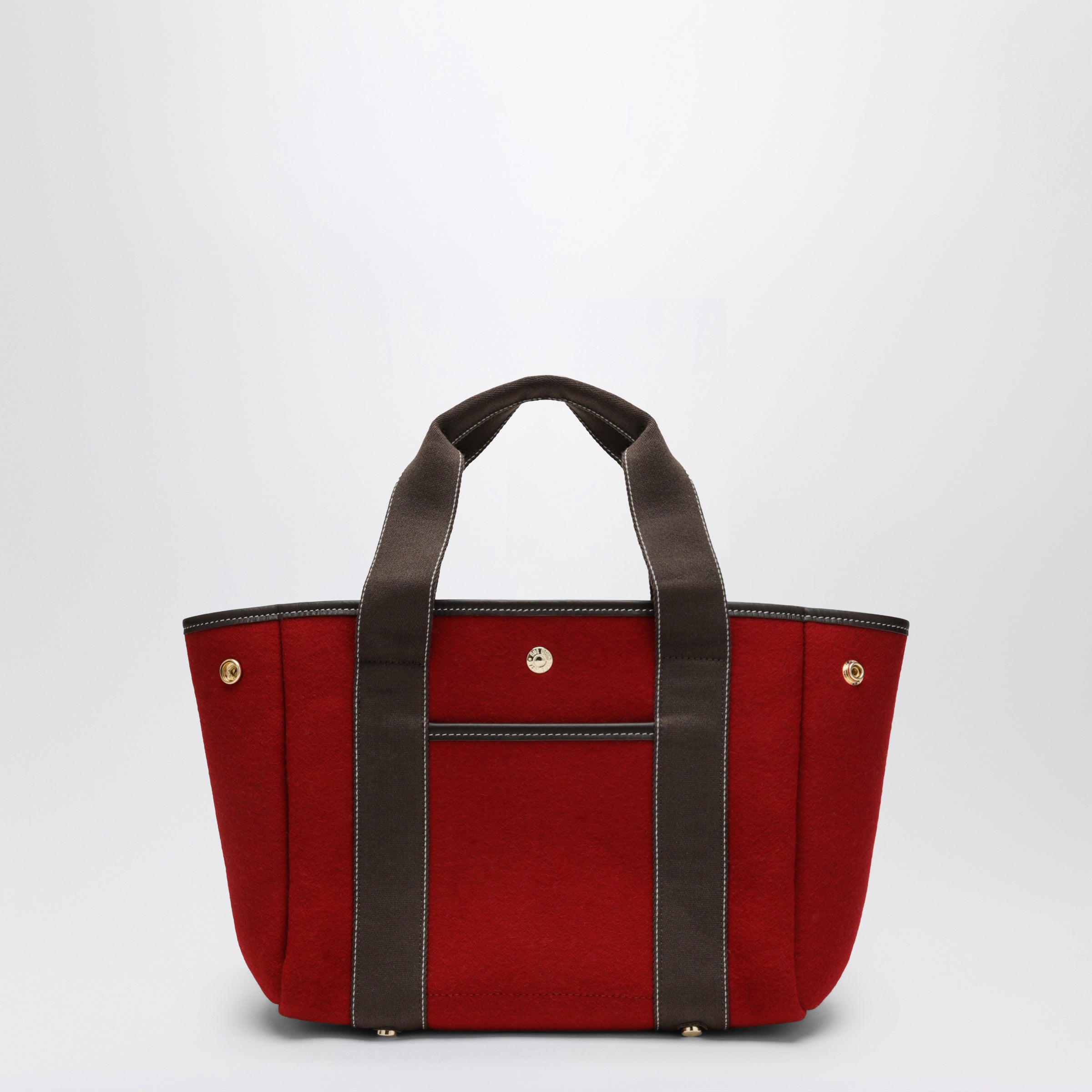 Rue de Verneuil Traversée S Pocket Red Flannel Bag