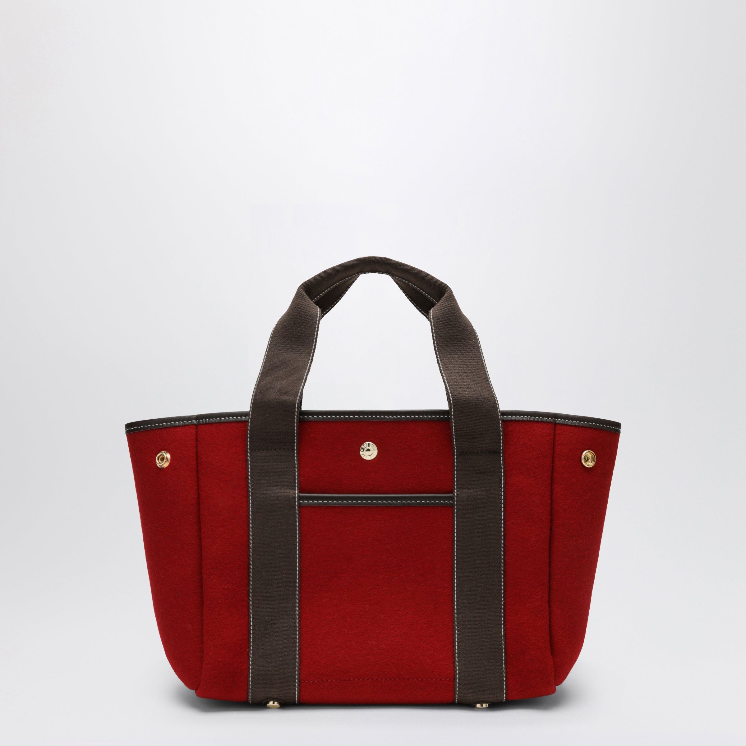 Rue de Verneuil Traversée S Pocket Red Flannel Bag
