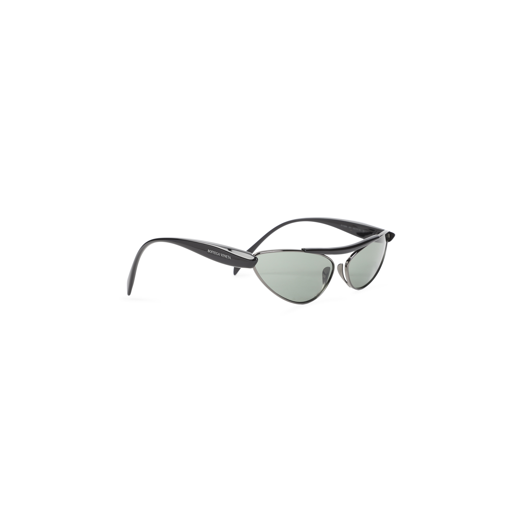 Bottega Veneta Ruth Black Green Sunglasses