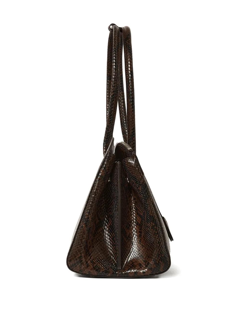 Stella Mccartney Ryder Tote Bag With Snakeskin Effect