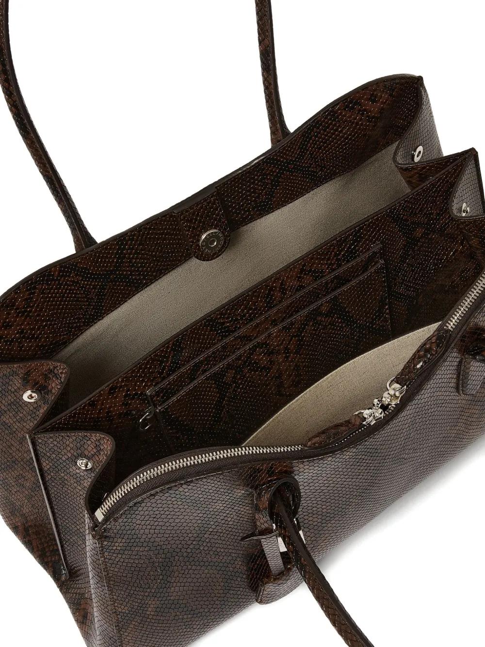 Stella Mccartney Ryder Tote Bag With Snakeskin Effect