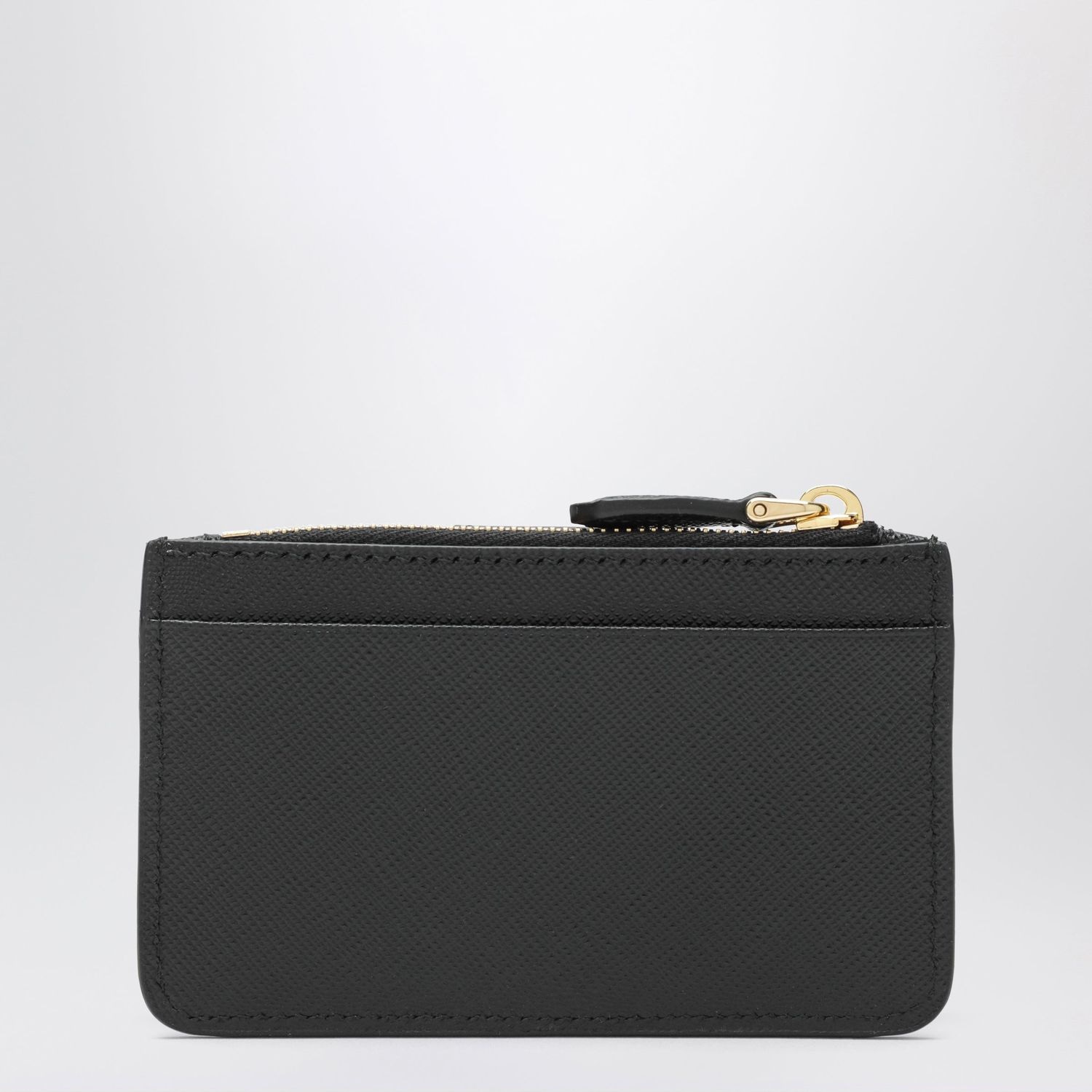 Prada Saffiano And Smooth Leather Card Holder