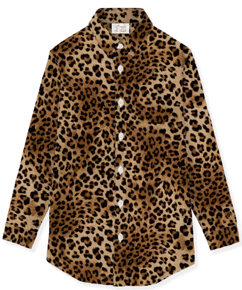 Mc2 Saint Barth Saint Barth Brown Cotton Shirt