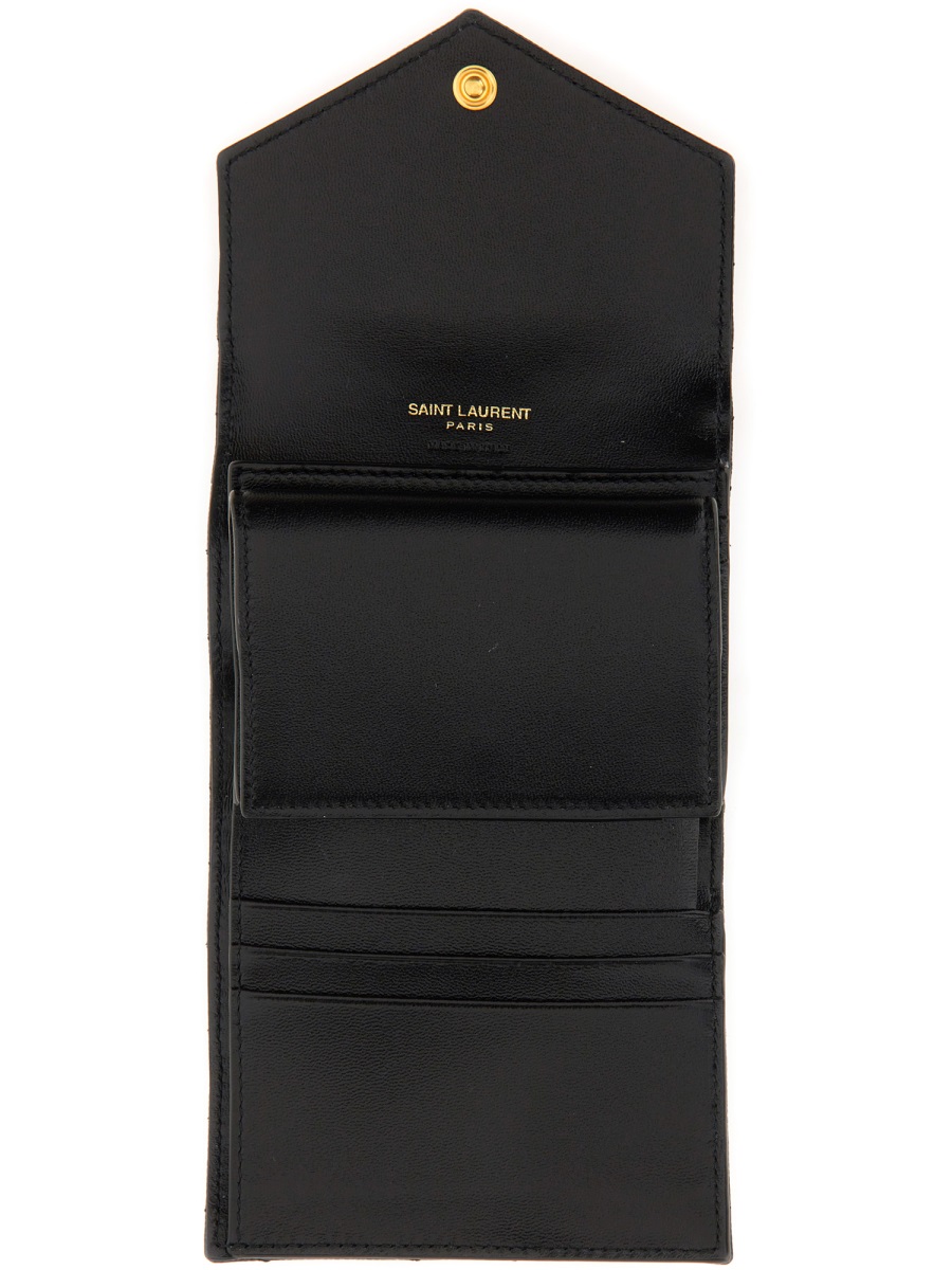 Saint Laurent Black Calfskin Wallet