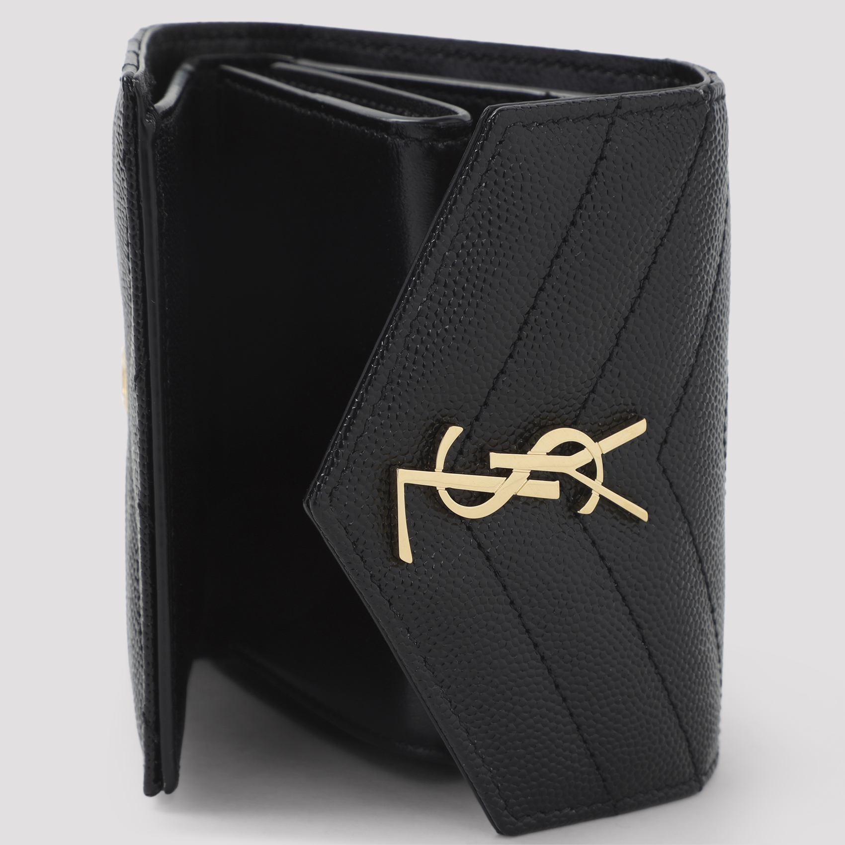 Saint Laurent Black Calfskin Wallet