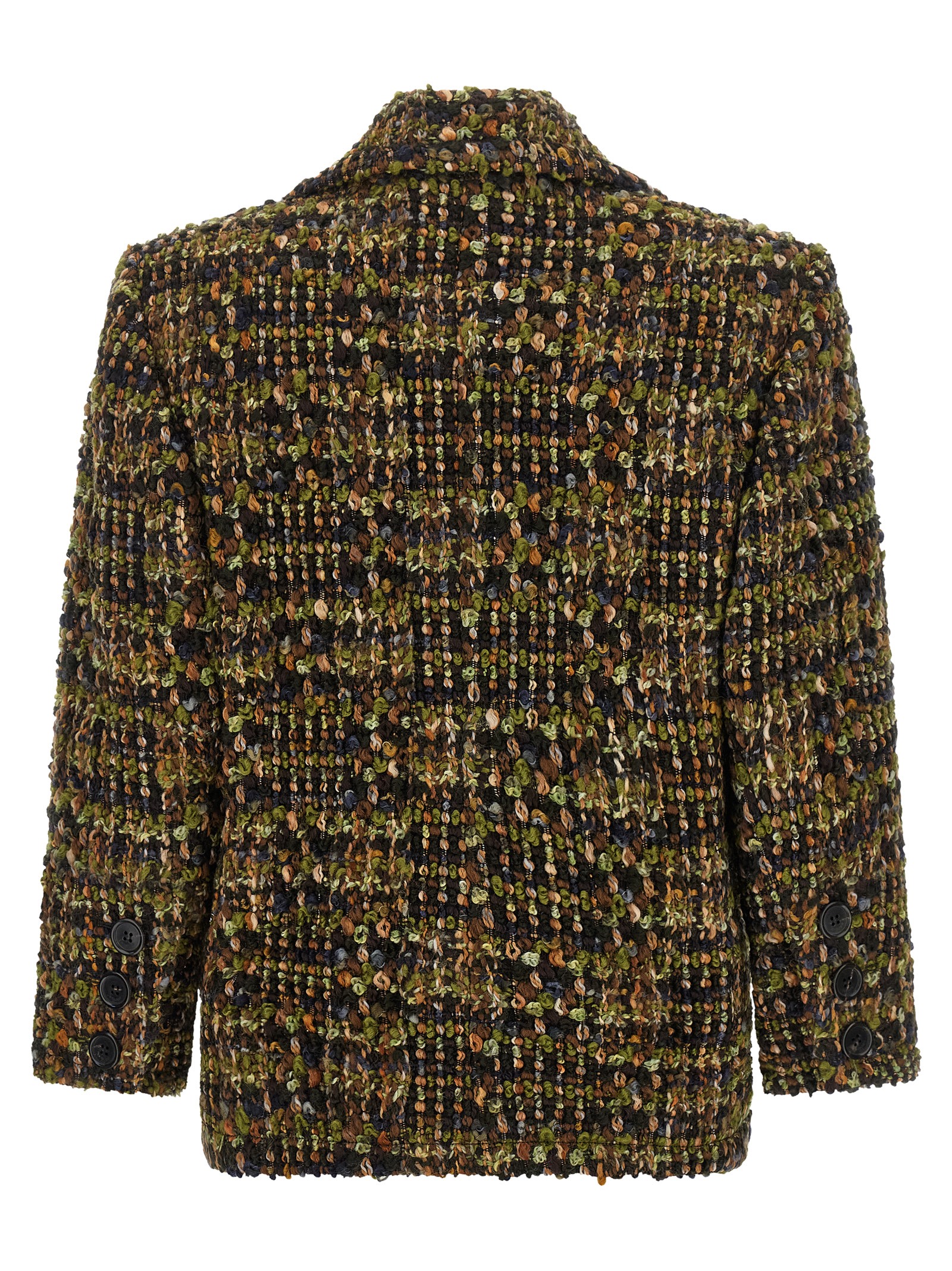 Saint Laurent Bouclé Tweed Blazer