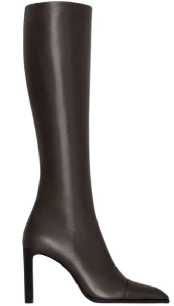 Saint Laurent Brown Leather Boots
