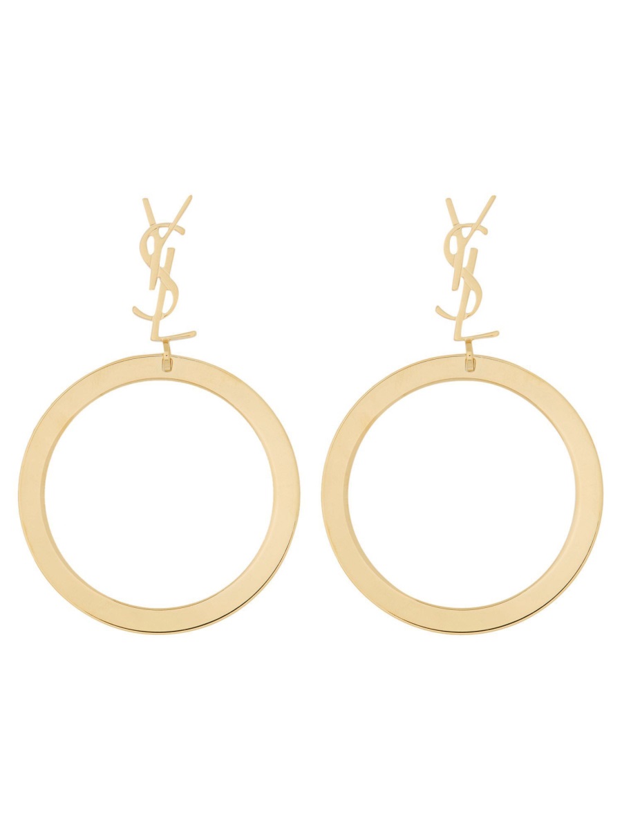 Saint Laurent Orecchini Cassandre Con Pendente