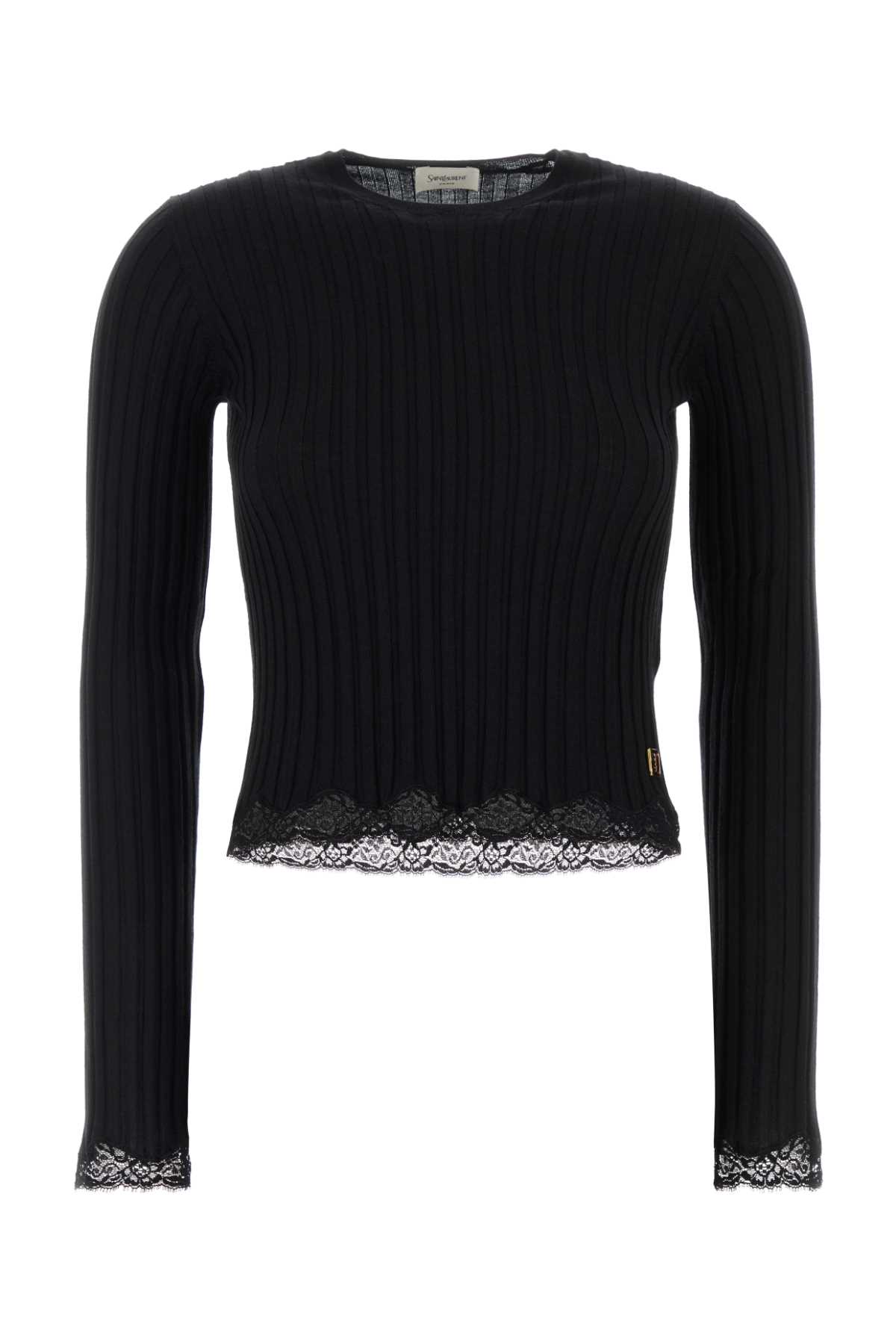 Saint Laurent Pull Court Col Rond