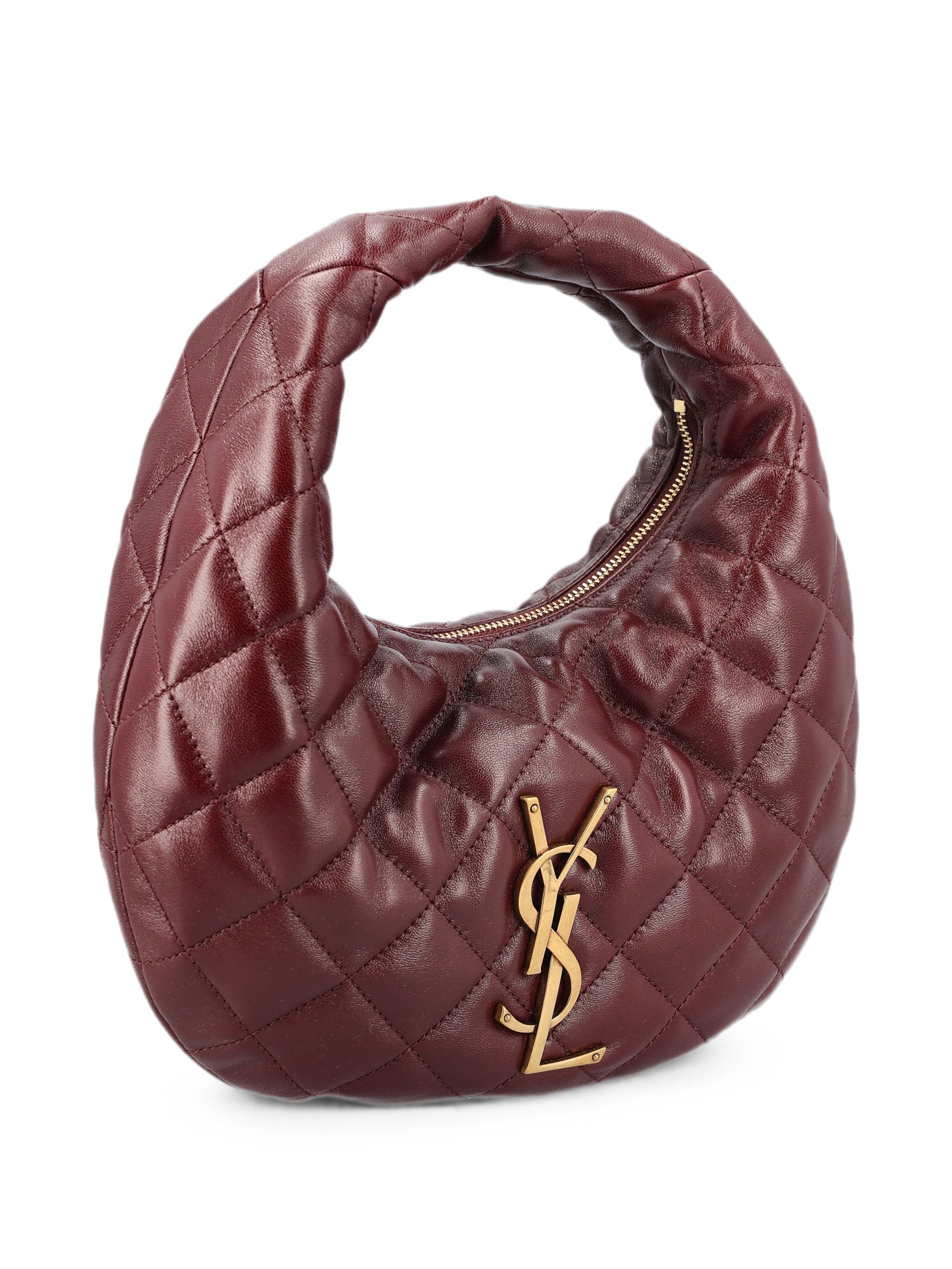 Saint Laurent Wine Cotton Bag