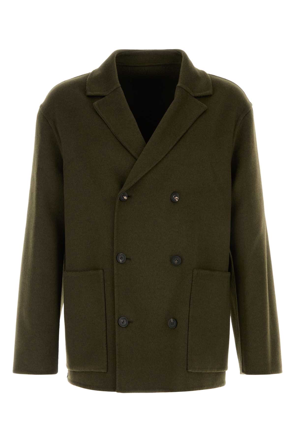 Salvatore Ferragamo Wool Cashmere Double Y.d. Blazer