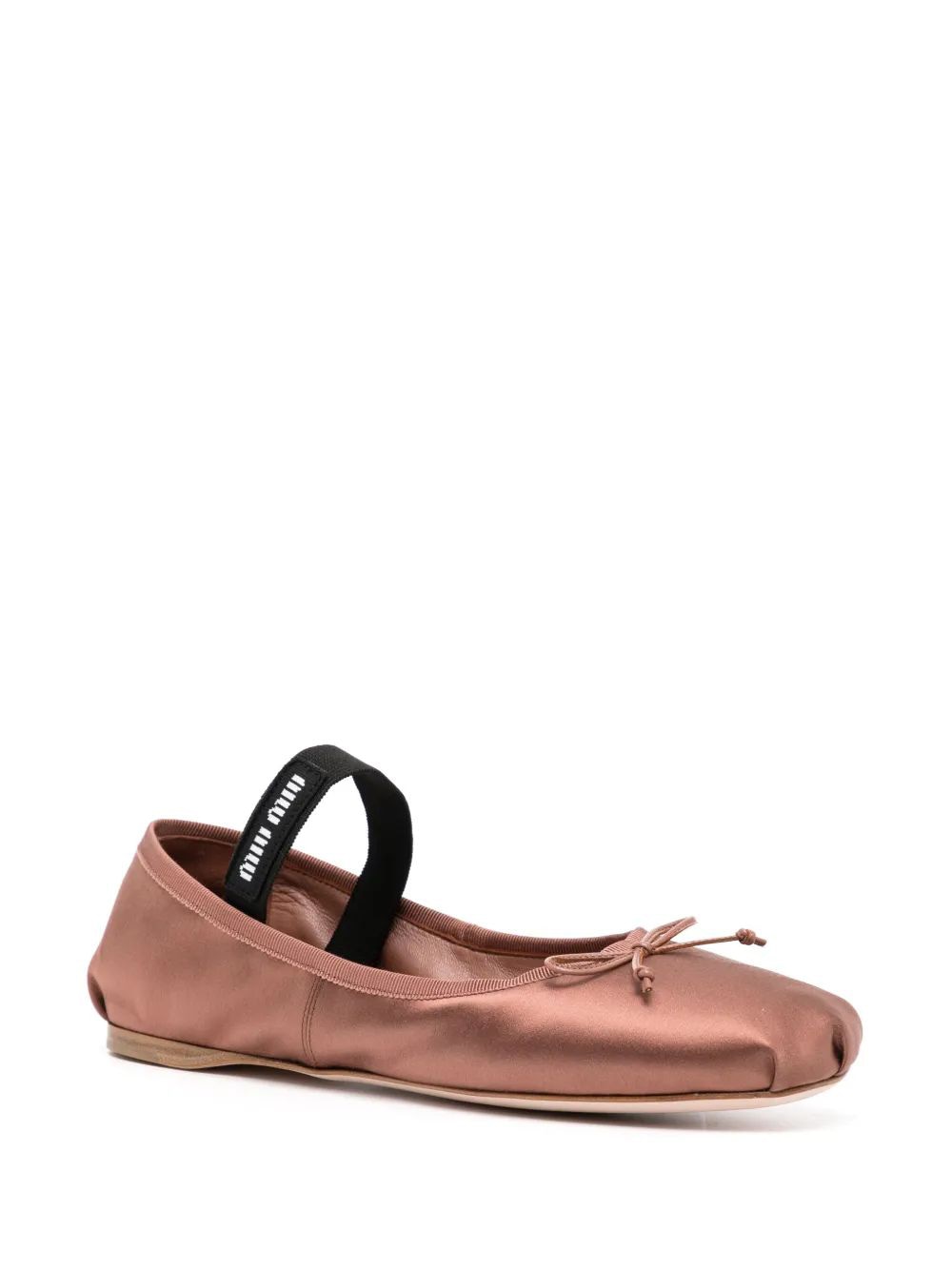 Miu Miu Satin Ballerina Shoes