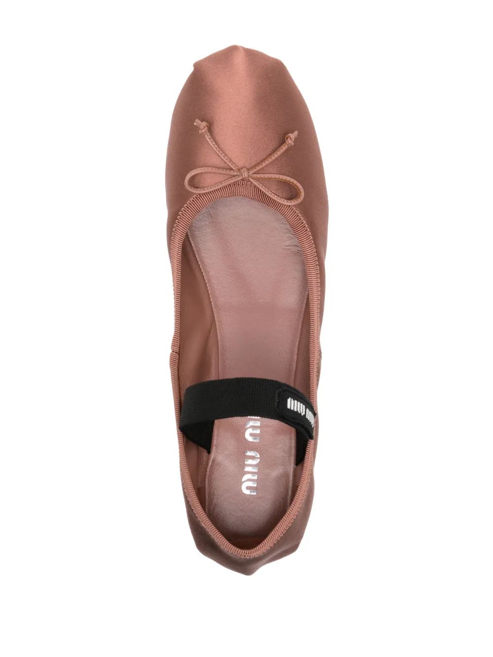 Miu Miu Satin Ballerina Shoes