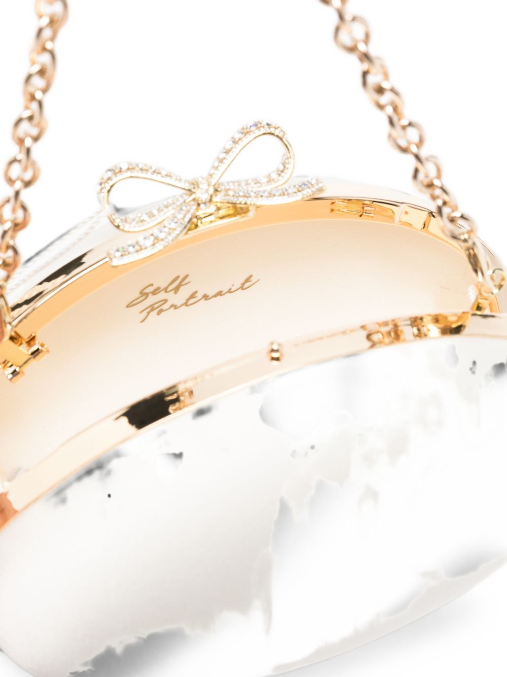 Self-Portrait Satin Clutch