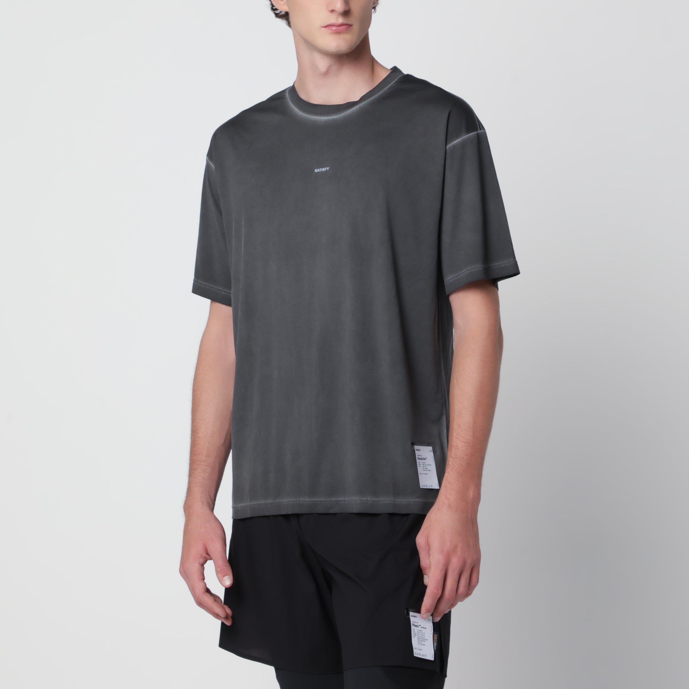Satisfy T‑Shirt Auralite Pigment Black