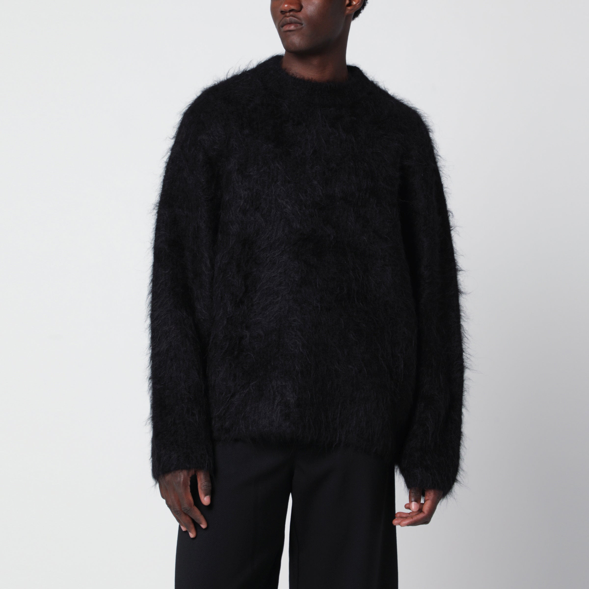 Sefr Séfr Black Haru Alpaca Sweater
