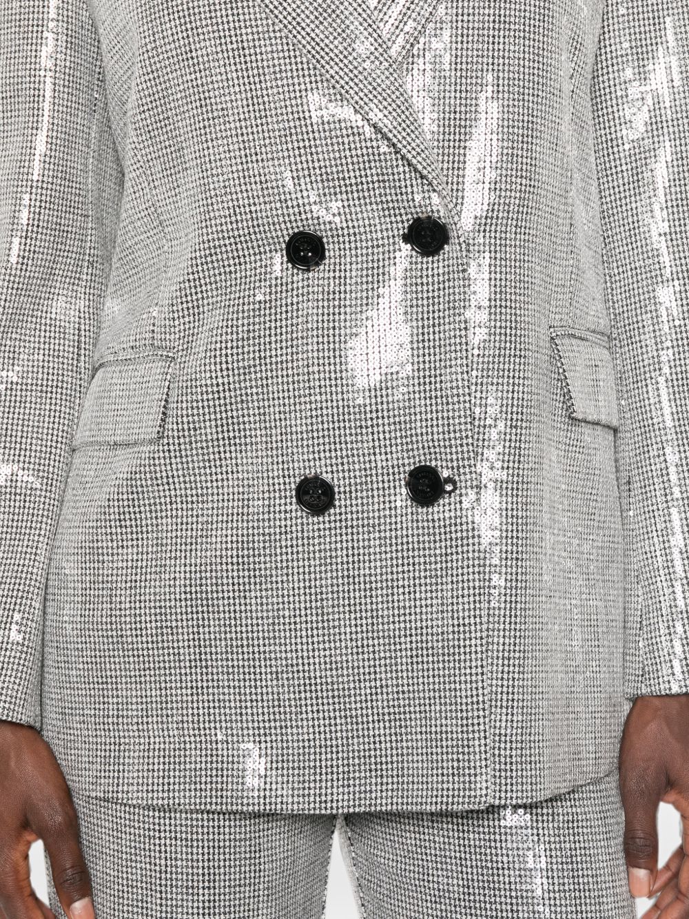 Ermanno Sequined Double-Breasted Jacket