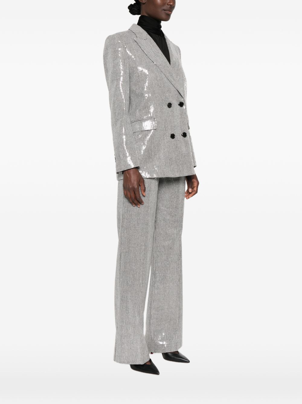 Ermanno Sequined Double-Breasted Jacket