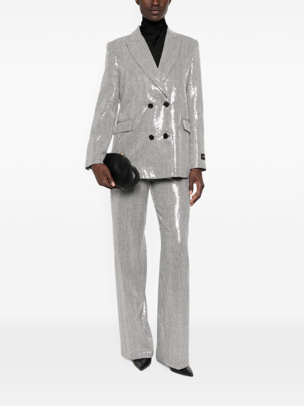 Ermanno Sequined Double-Breasted Jacket