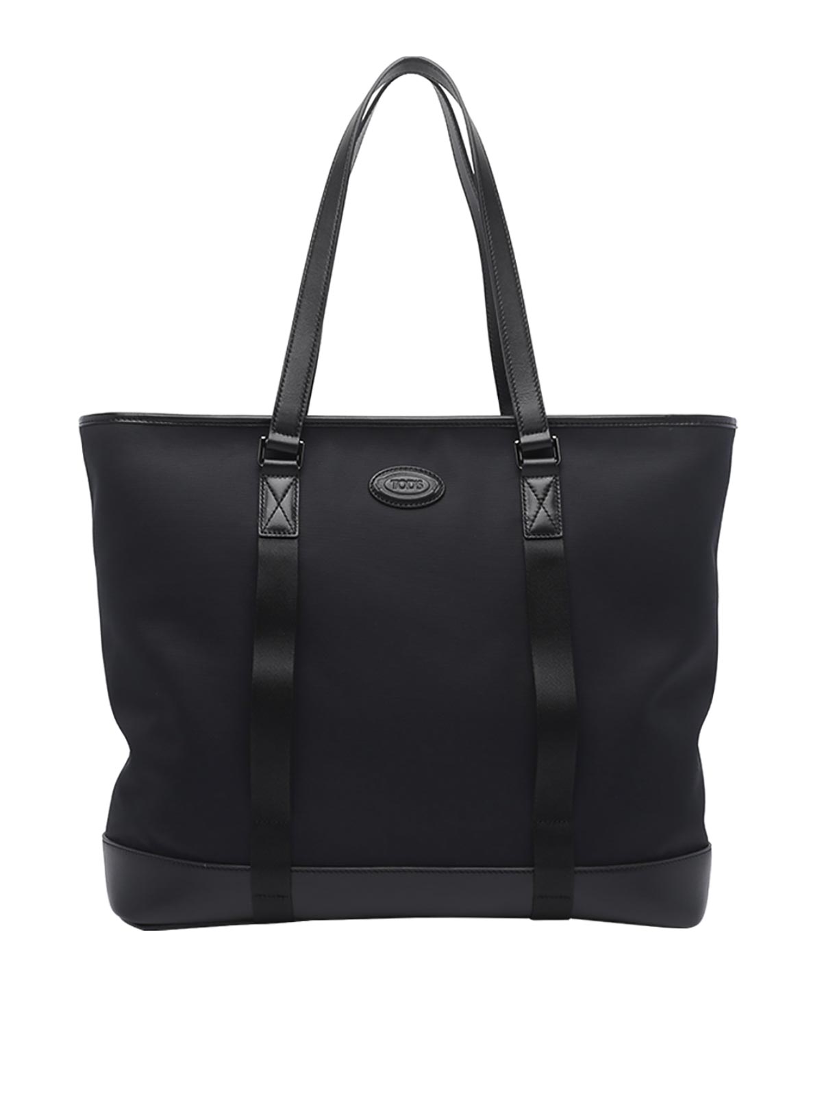 Tod's Shopping Bag Fabric And Leather