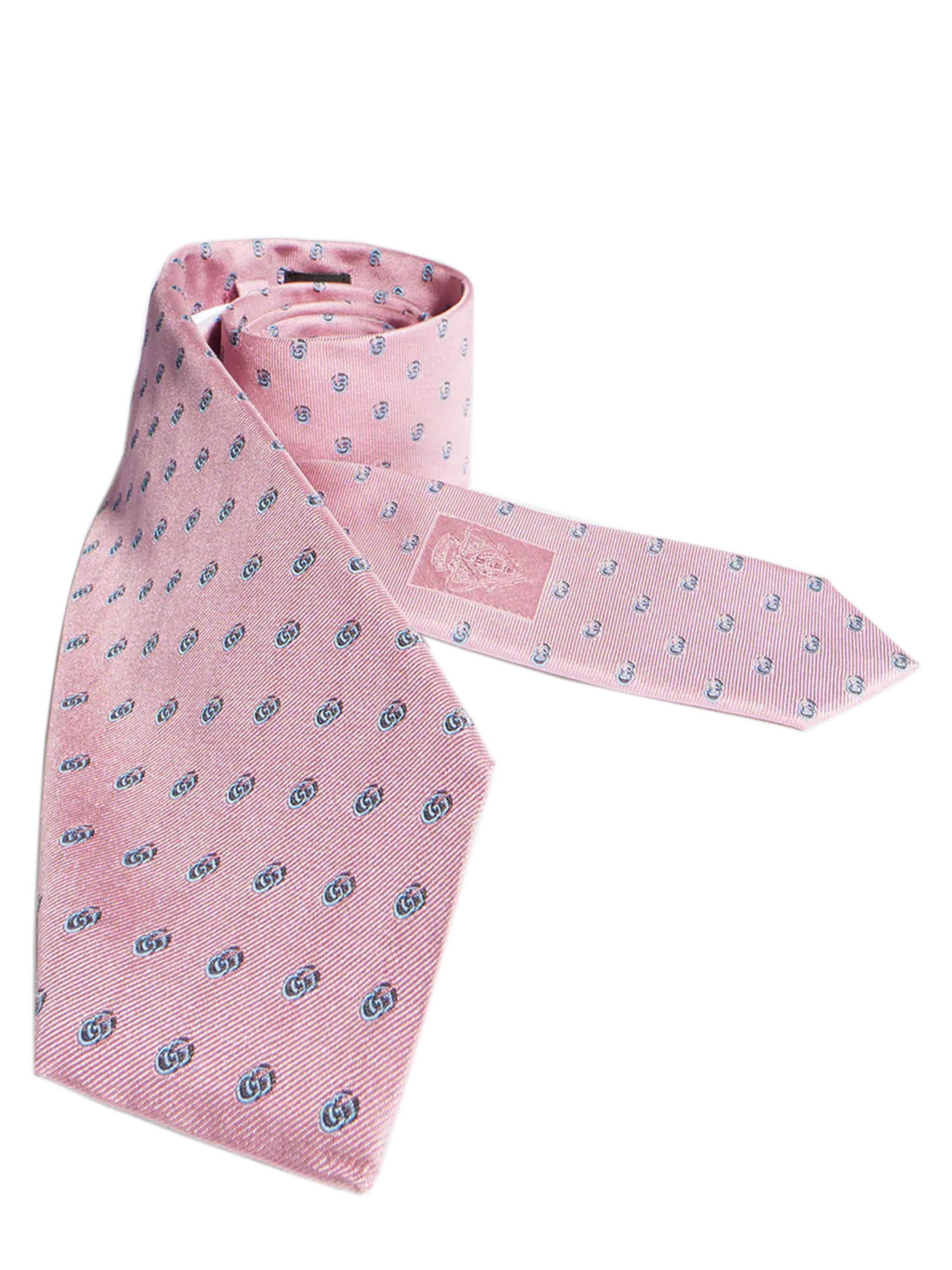 Gucci Silk Jacquard Tie With Double G