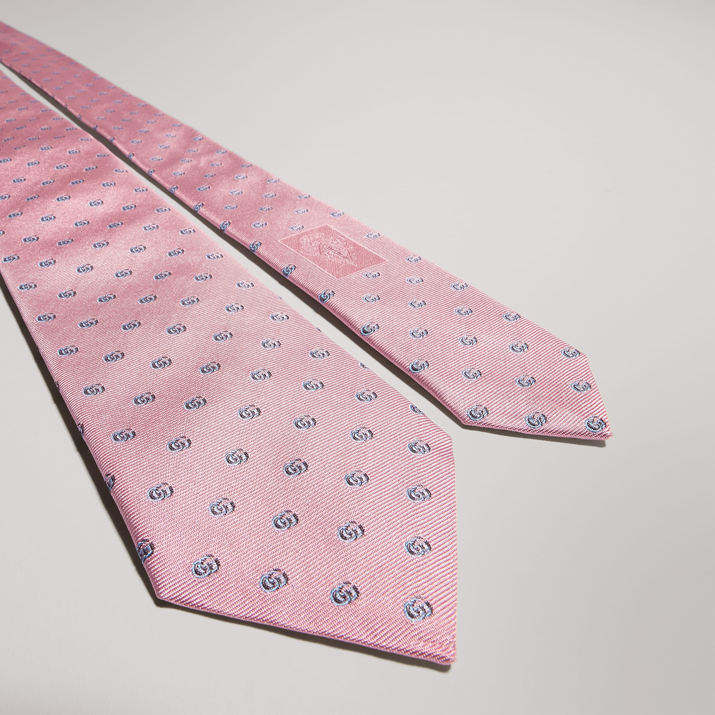 Gucci Silk Jacquard Tie With Double G