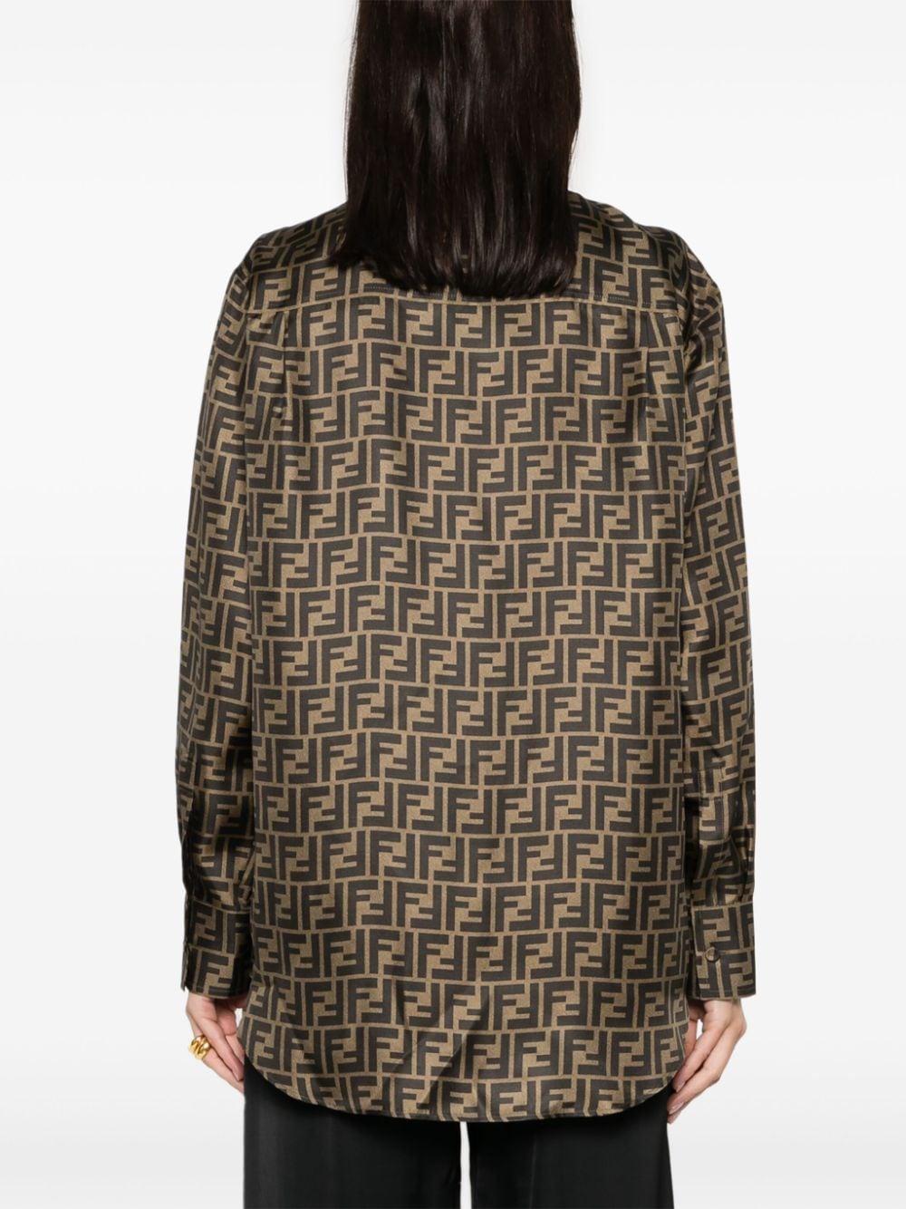 Fendi Silk Shirt Ff