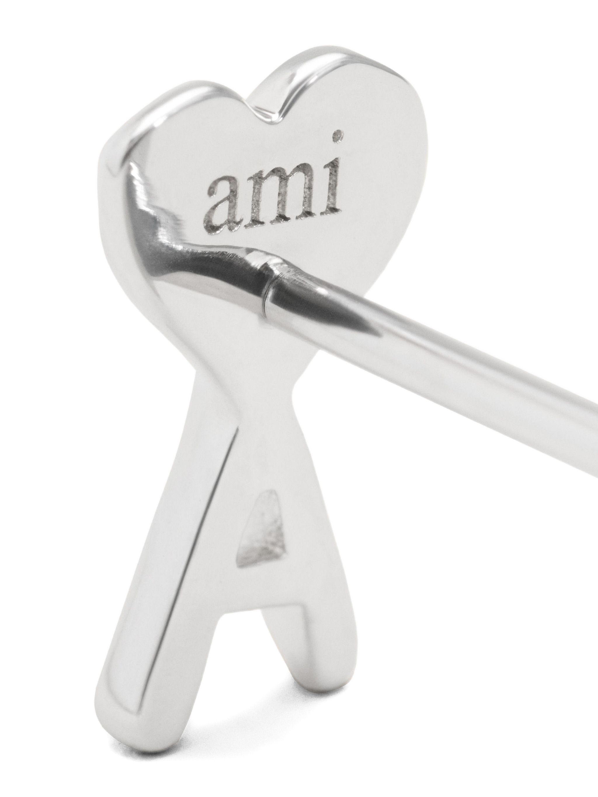 Ami paris Silver Steel Rings