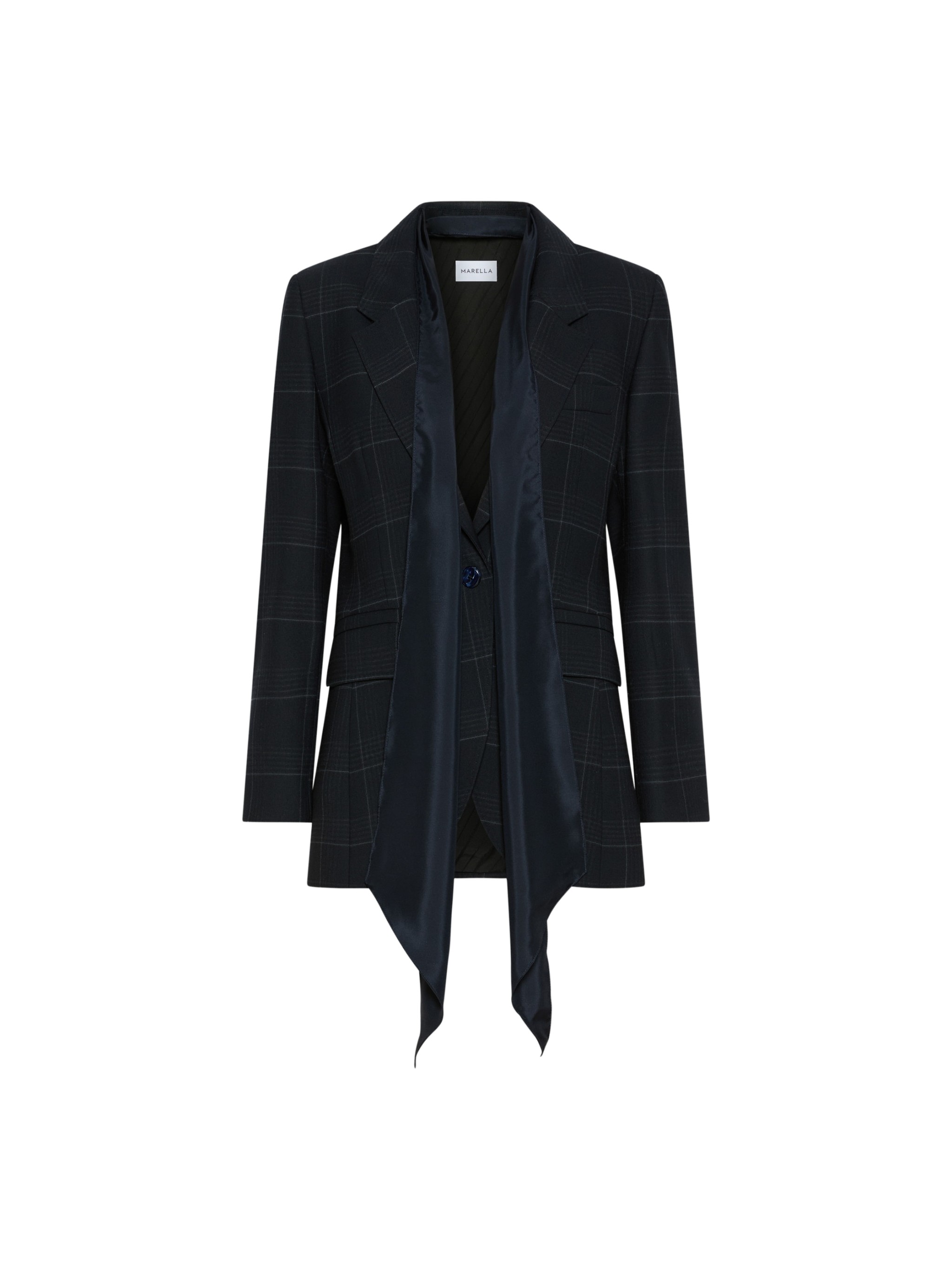 Marella Single-Breasted Blazer With Sash