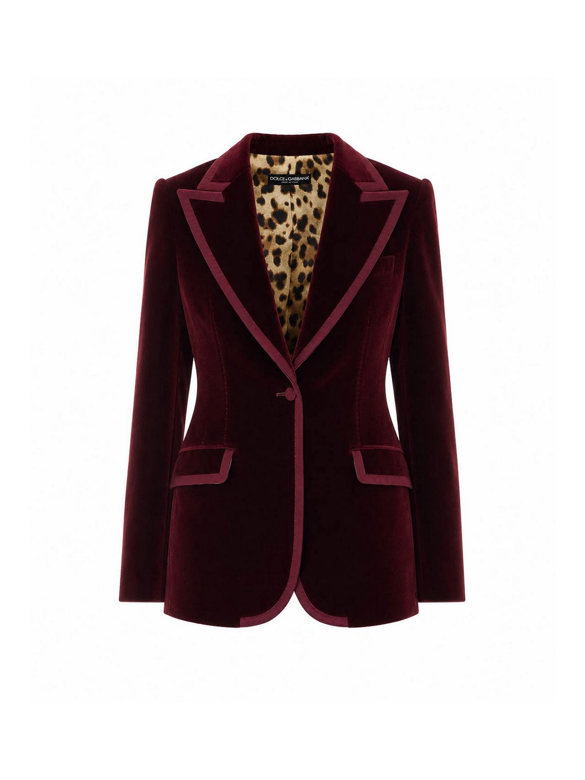 Dolce Gabbana Dolce & Gabbana Single Breasted Velvet J