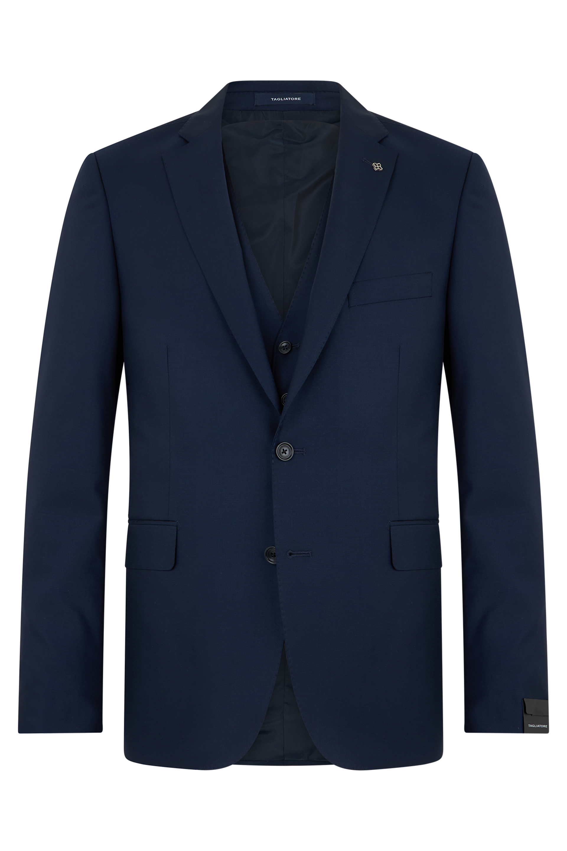 Tagliatore Single-Breasted Wool Coat